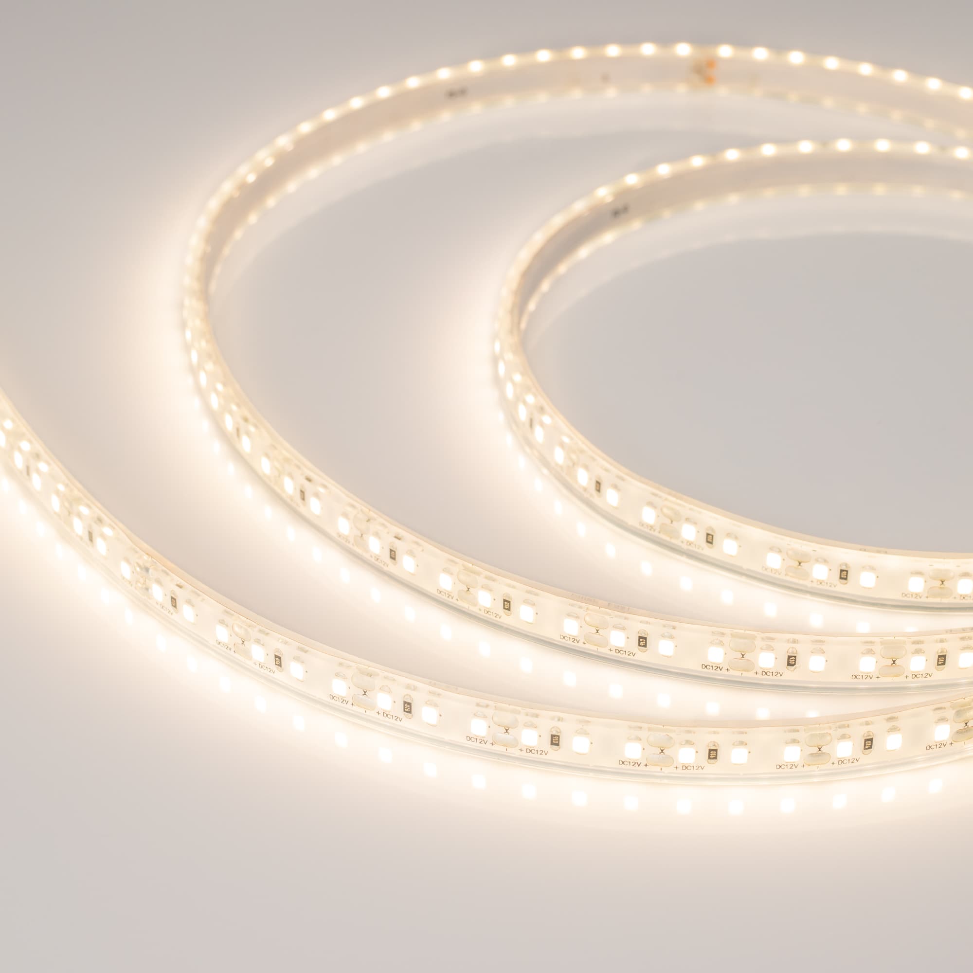 Светодиодная лента герметичная RTW-PU-A120-10.5mm 12V Warm3000 (16.8 W/m, IP68, Wire 2m, 5m) (Arlight, -) 029598(3) Arlight — фото 1