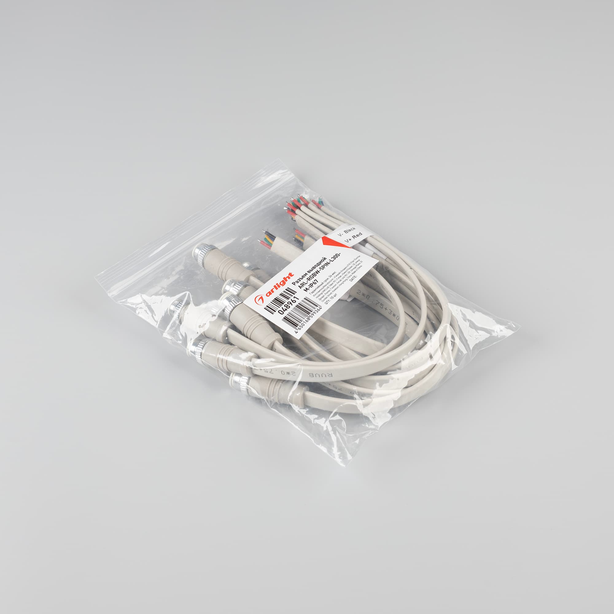 Разъем выводной ARL-RGBW-5PIN-L300-M-IP67 (Arlight, -) 048961 Arlight — фото 2