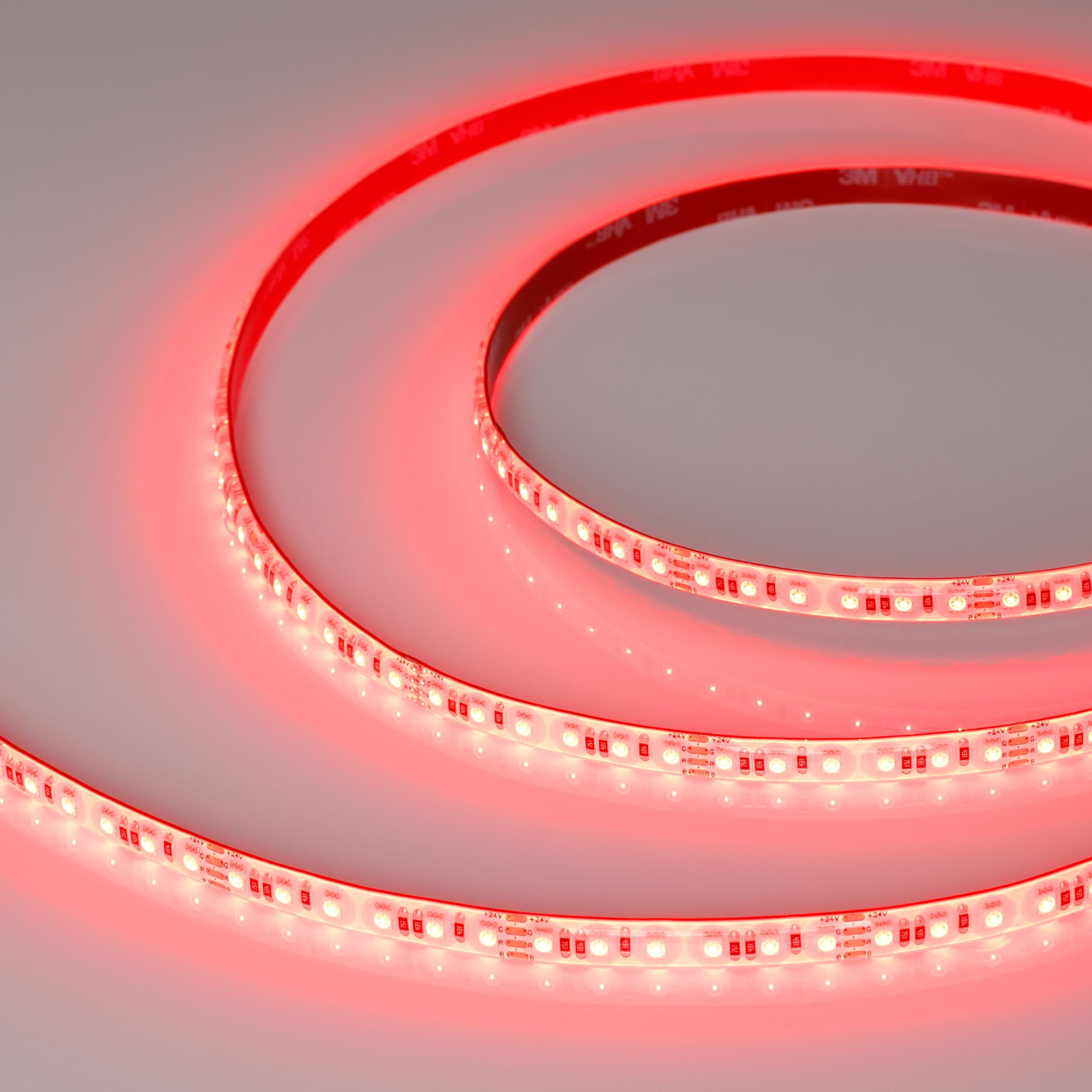 Светодиодная лента герметичная RTW-SE-A120-8mm 24V RGB (12 W/m, IP65, 2835, 5m) (Arlight, 5 лет) 042906 Arlight — фото 1