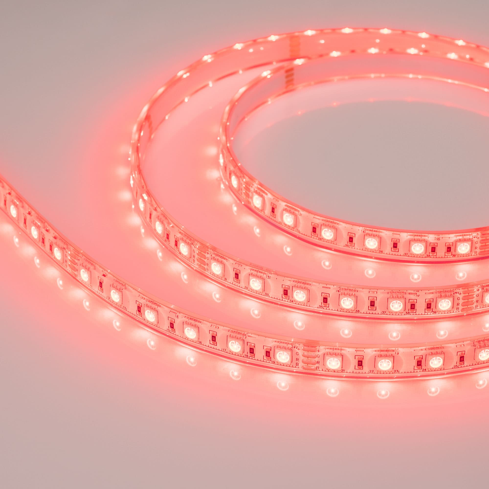 Светодиодная лента герметичная RTW-PU-B60-12.5mm 24V RGB (14.4 W/m, IP68, Wire 2m, 5m) (Arlight, -) 029515(3) — фото 4