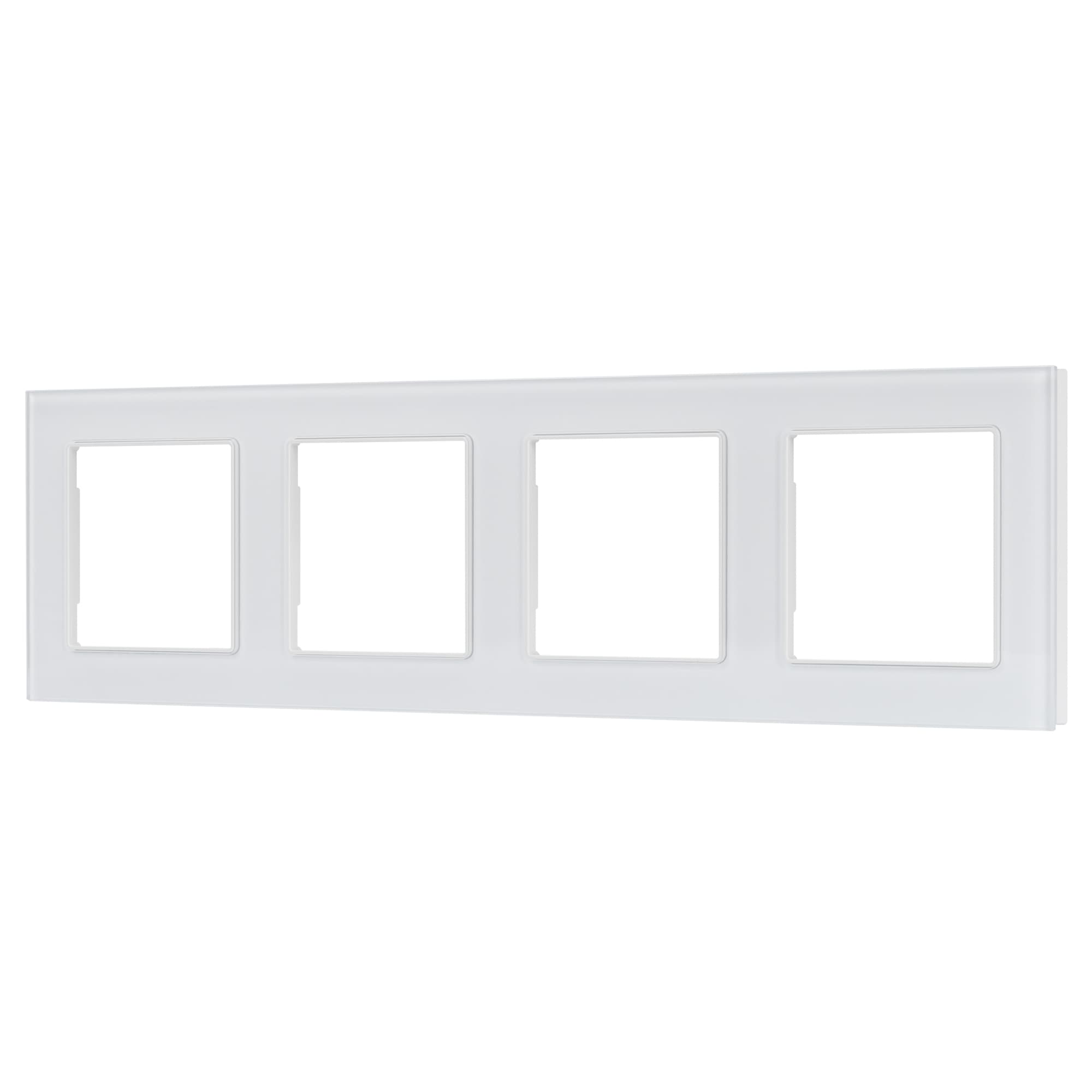 Рамка стеклянная FRM-GLARE-GS-4-WH (Arlight, -) 043802