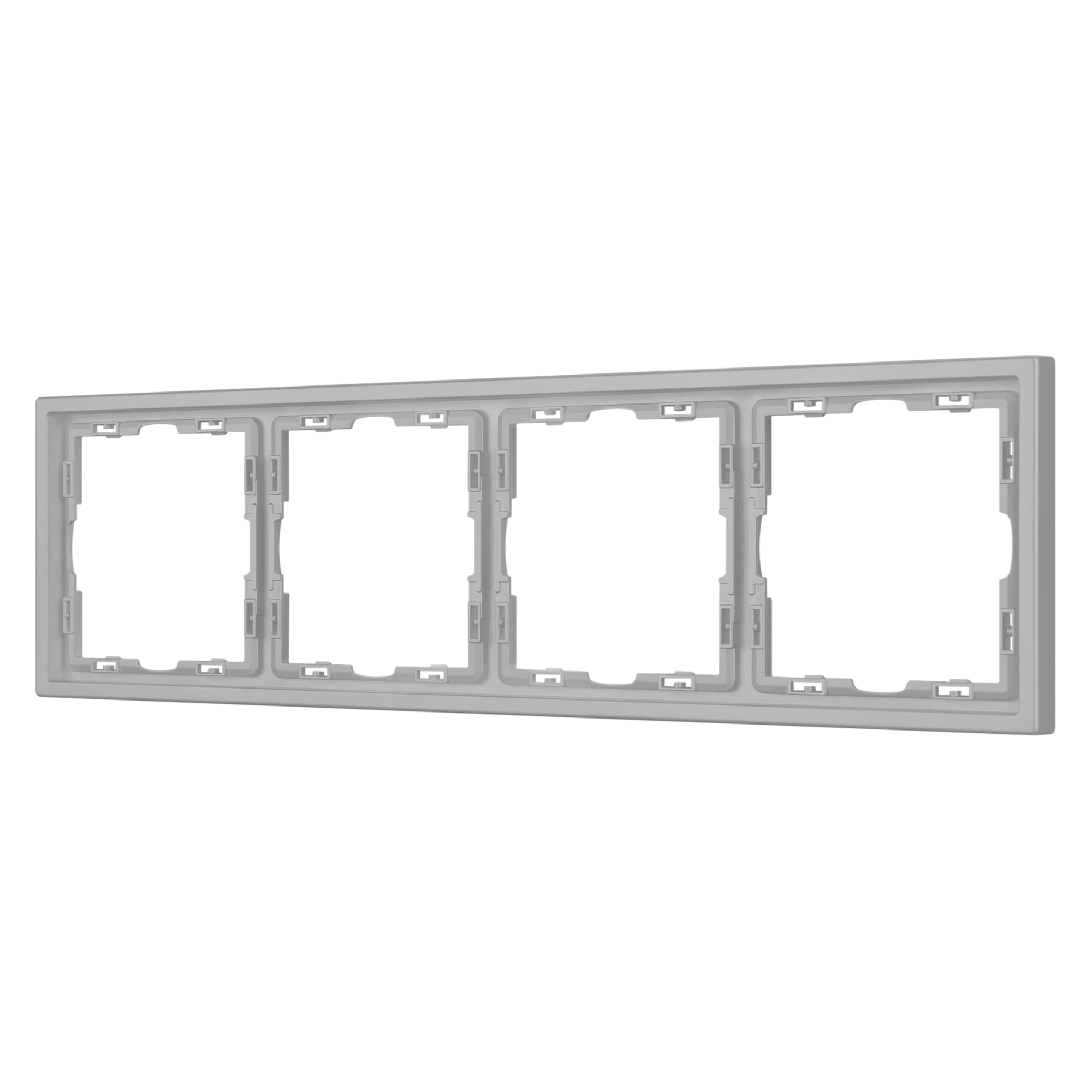 Рамка пластиковая FRM-NOBE-SFPL-4-IS (Arlight, Никель) 059461