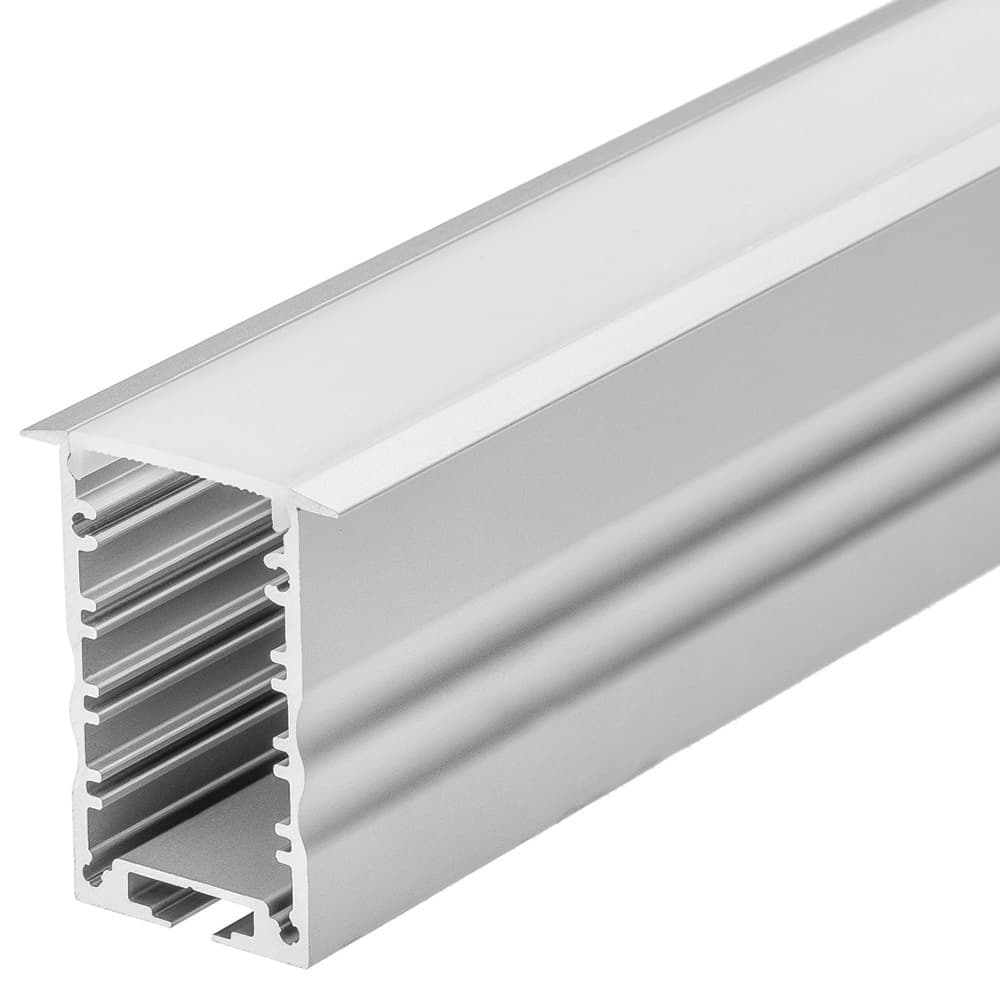 Профиль с экраном ALU-POWER-RS30F-2000 ANOD+FROST (Arlight, Металл) 015387 Arlight — фото 1