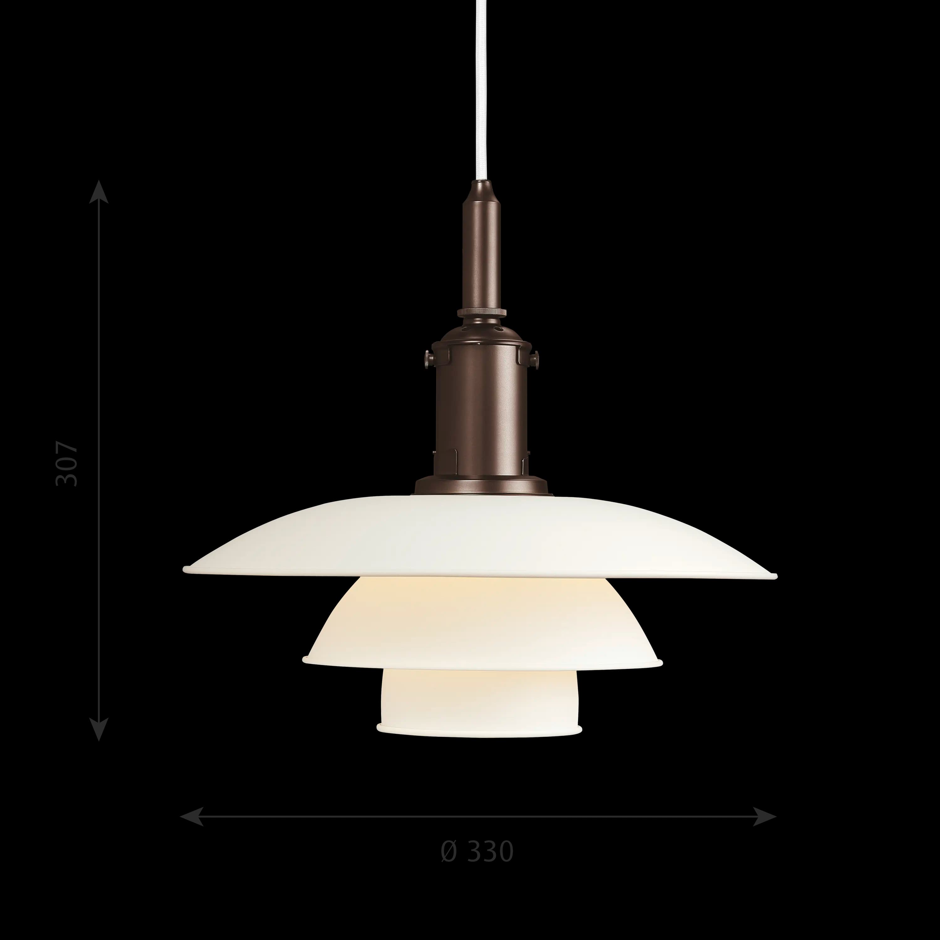 Louis Poulsen PH 3½-3 Metal Pendant White — фото 7