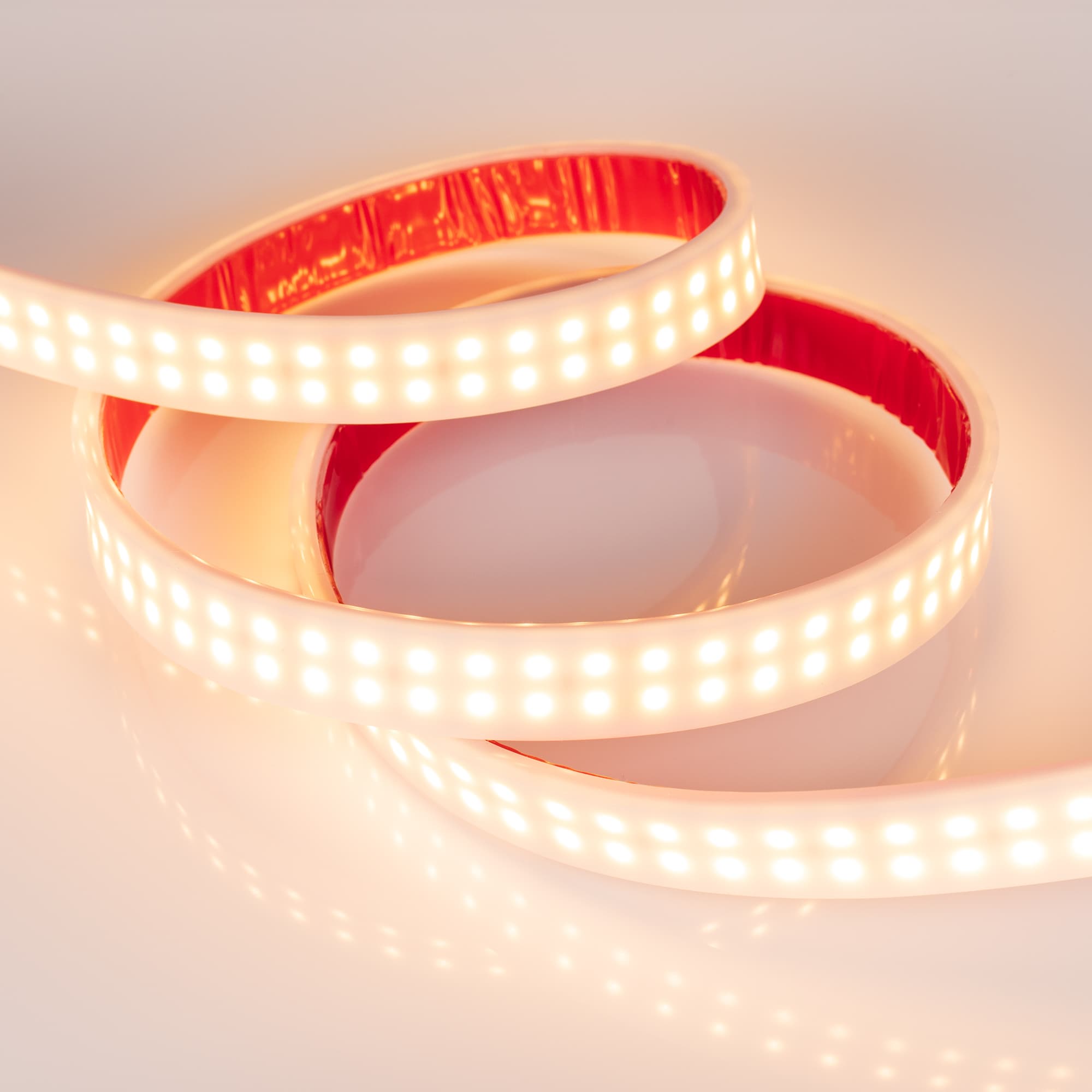 Светодиодная лента RTW 2-5000PW 24V Warm2700 2x2 (3528, 1200 LED, LUX) (Arlight, 19.2 Вт/м, IP66) 018999 — фото 4