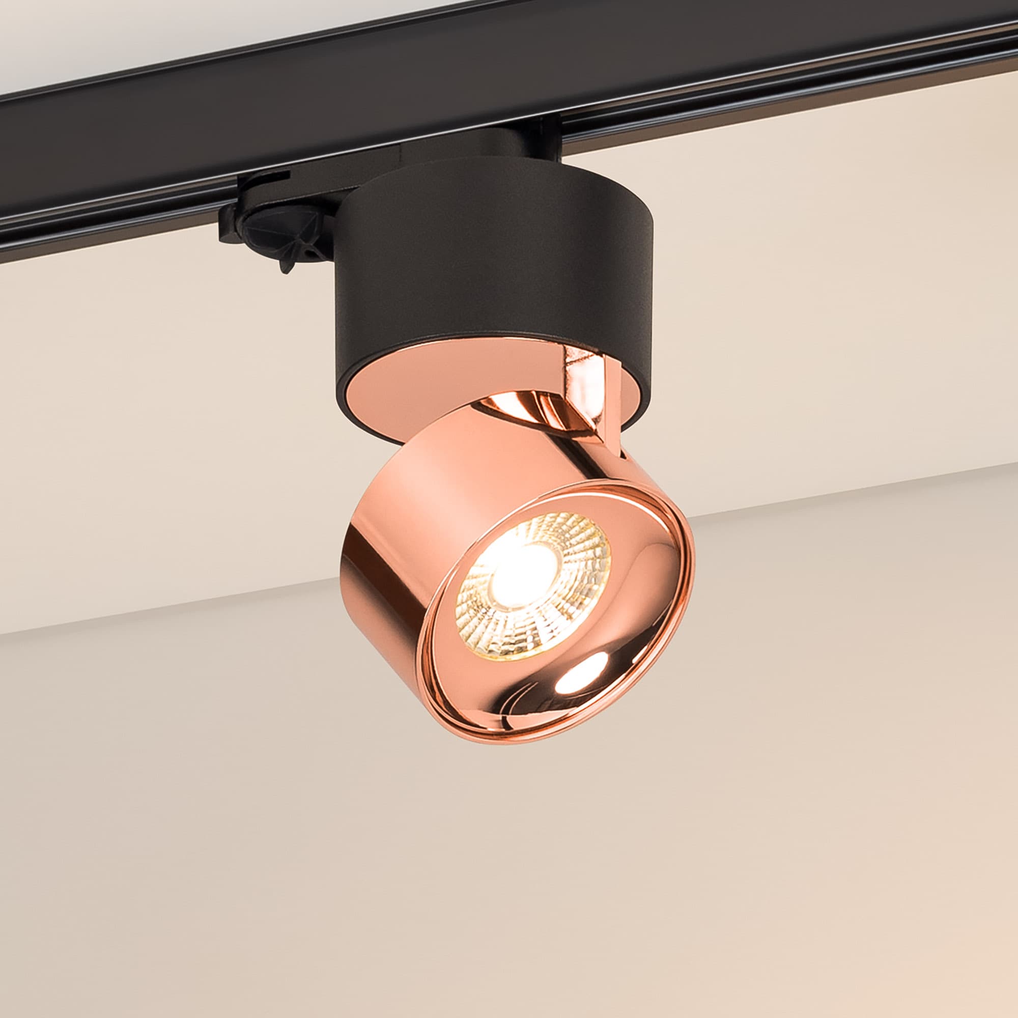 Светильник SP-PLURIO-TRACK-4TR-R77-9W Warm3000 (BK-COP, 36 deg, 230V) (Arlight, IP20 Металл, 3 года) 038123