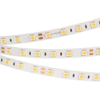 Светодиодная лента RT-B60-10mm 24V White6000 (14.4 W/m, IP20, 5m) (Arlight, 14.4 Вт/м, IP20) 008829(3)