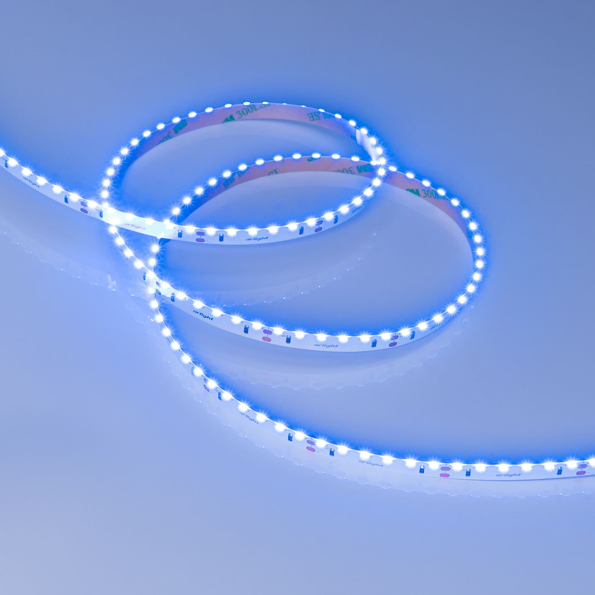 Светодиодная лента RS-S120-8mm 24V Blue (9.6 W/m, IP20, 3014, 5m) (Arlight, боковое свечение) 037153 — фото 3