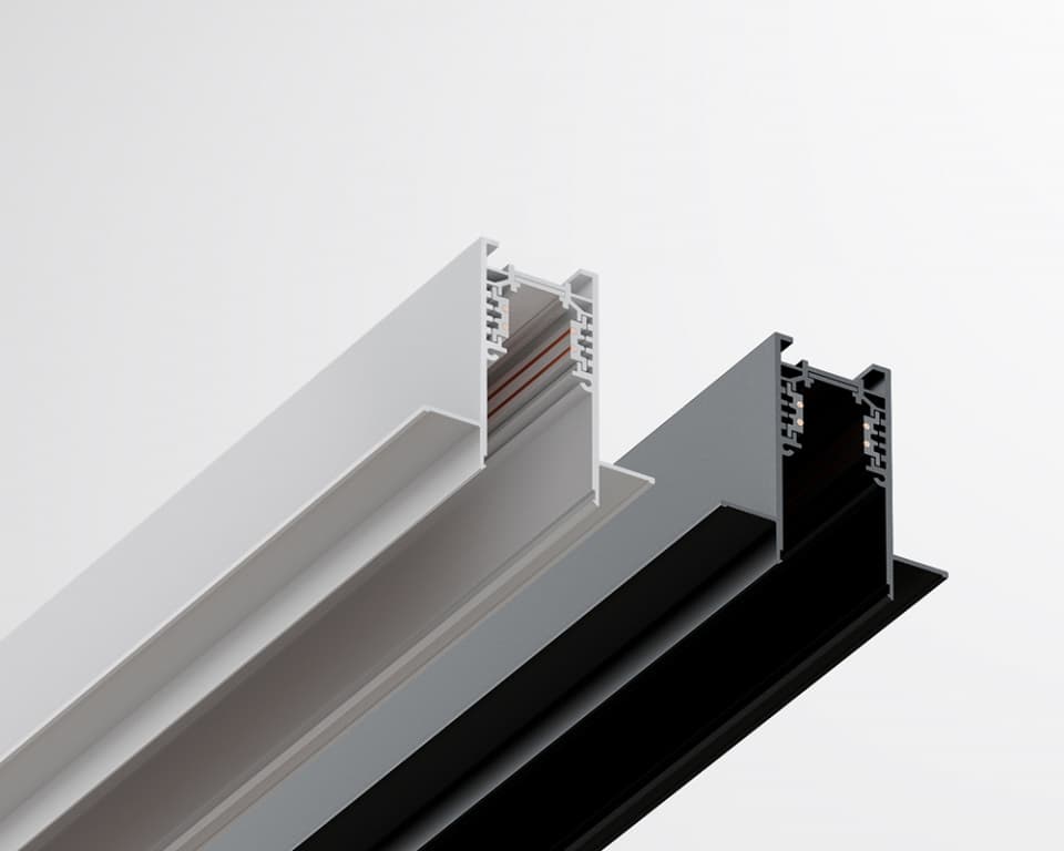 Встраиваемый магнитный шинопровод MAGNETIC. TRACK.V25-300 (3м) FALDI — фото 2