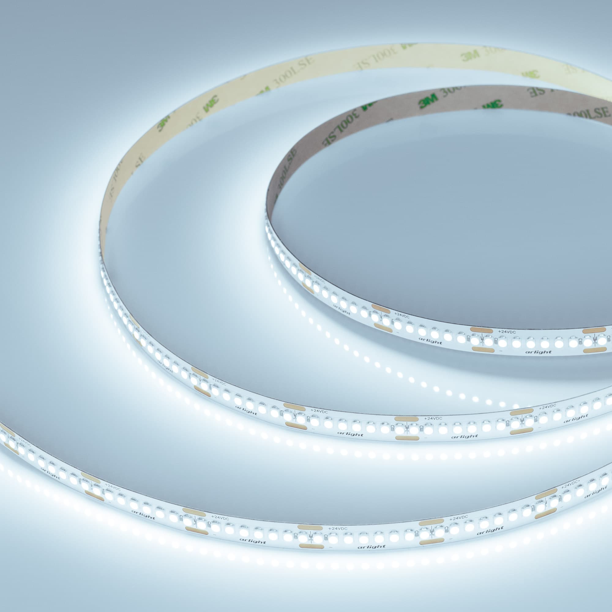 Светодиодная лента UL-A240-10mm 24V Cool 8K (19 W/m, IP20, 5m) (Arlight, 7 лет) 052601 — фото 1