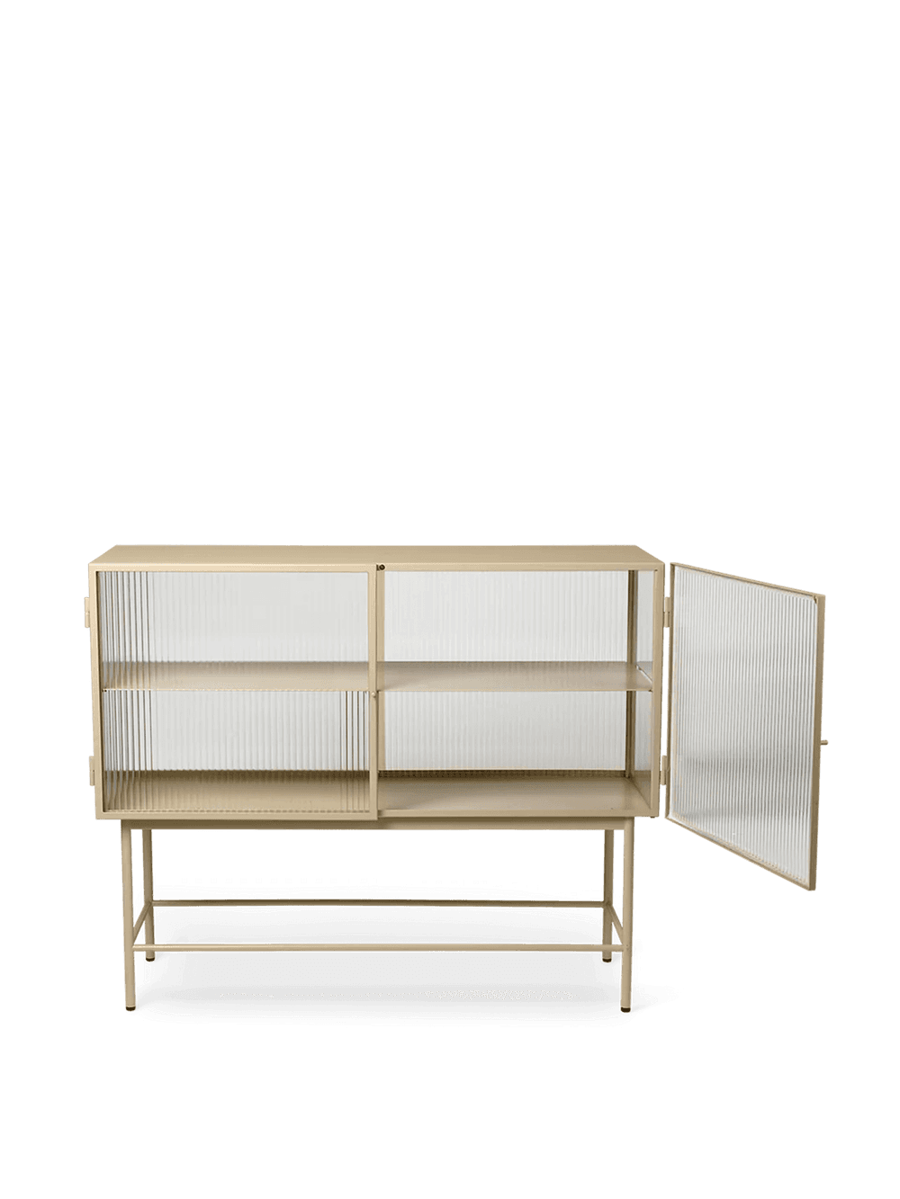 Ferm Living Haze Sideboard - Reeded Glass - Cashmere — фото 4
