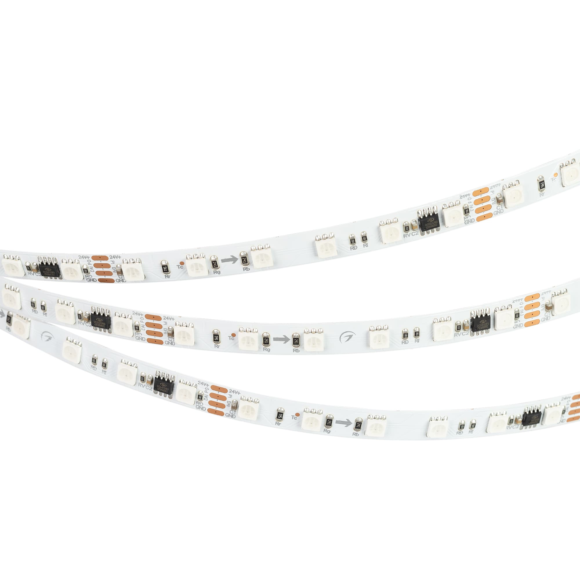 Светодиодная лента DMX-B60-10mm 24V RGB-PX6 (15 W/m, IP20, 5060, 5m) (Arlight, -) 033448 — фото 4