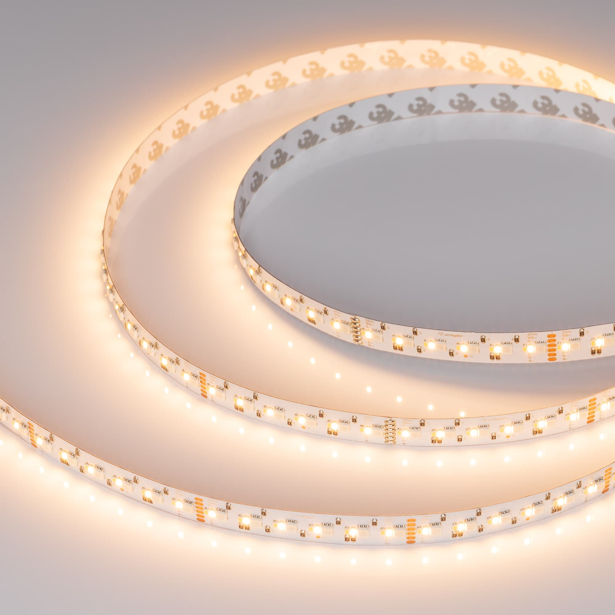 Светодиодная лента RT-GM288-12mm 24V RGBW-MIX (19.2 W/m, IP20, 3838/2216, 5m) (Arlight, Открытый) 028258(2) — фото 1