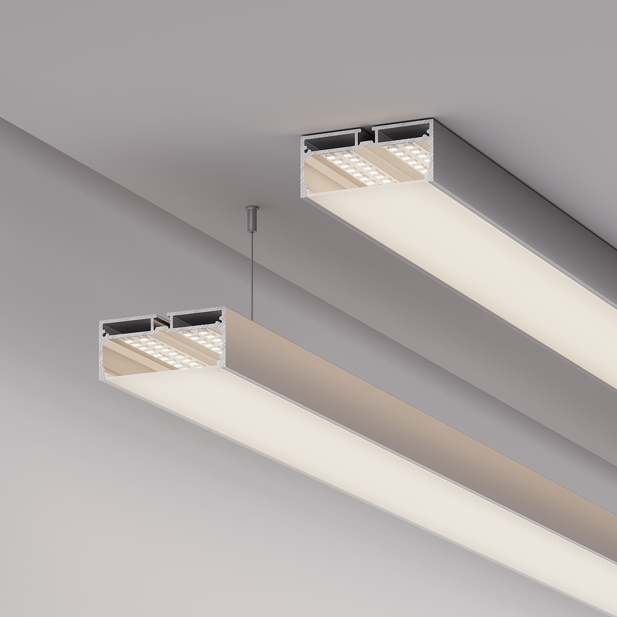 Профиль с экраном SL-LINE-7532-2000 ANOD (Arlight, Алюминий) 028033 Arlight — фото 4