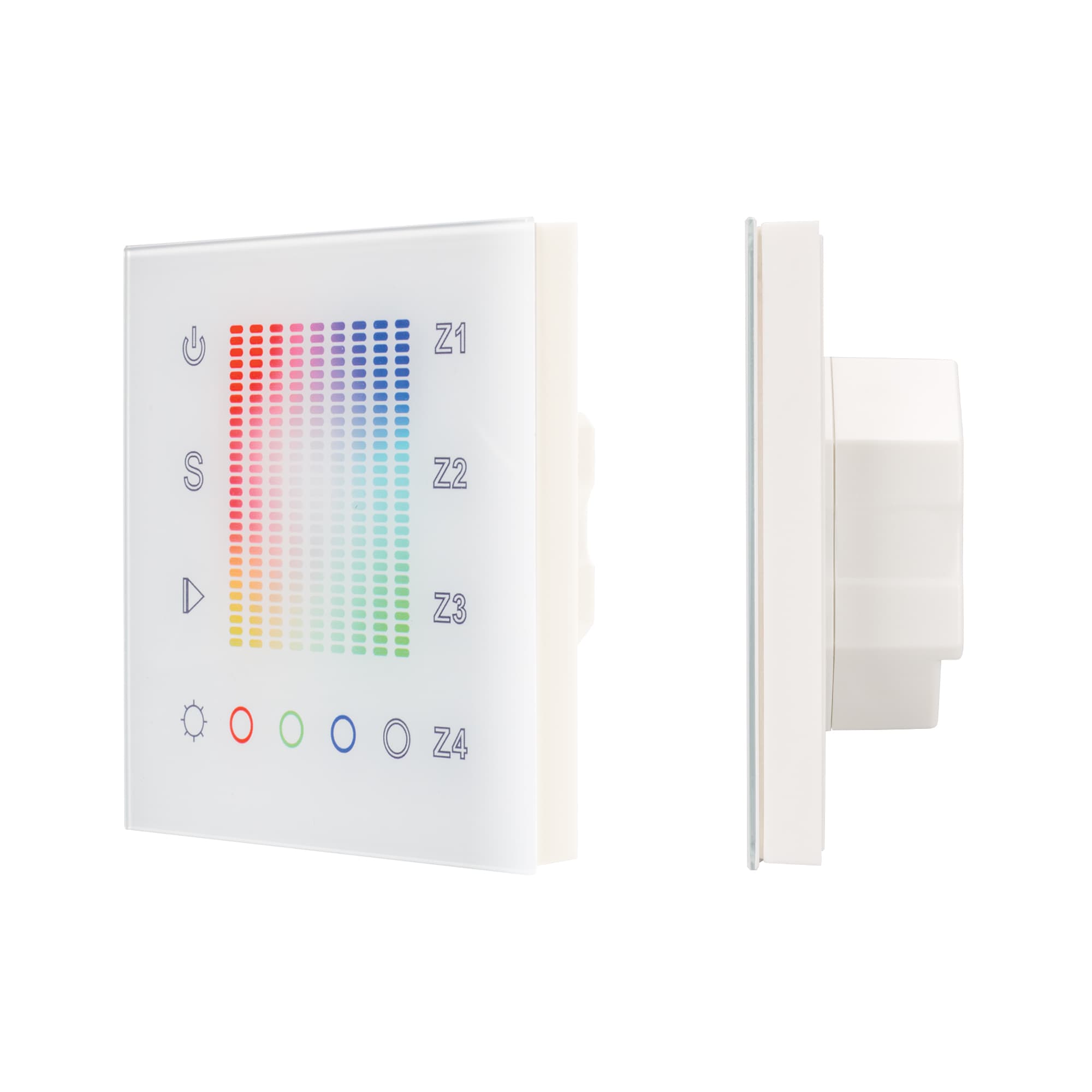 Панель Sens SR-2831AC-RF-IN White (220V,RGB,4зоны) (Arlight, IP20 Пластик, 3 года) 018202 — фото 1