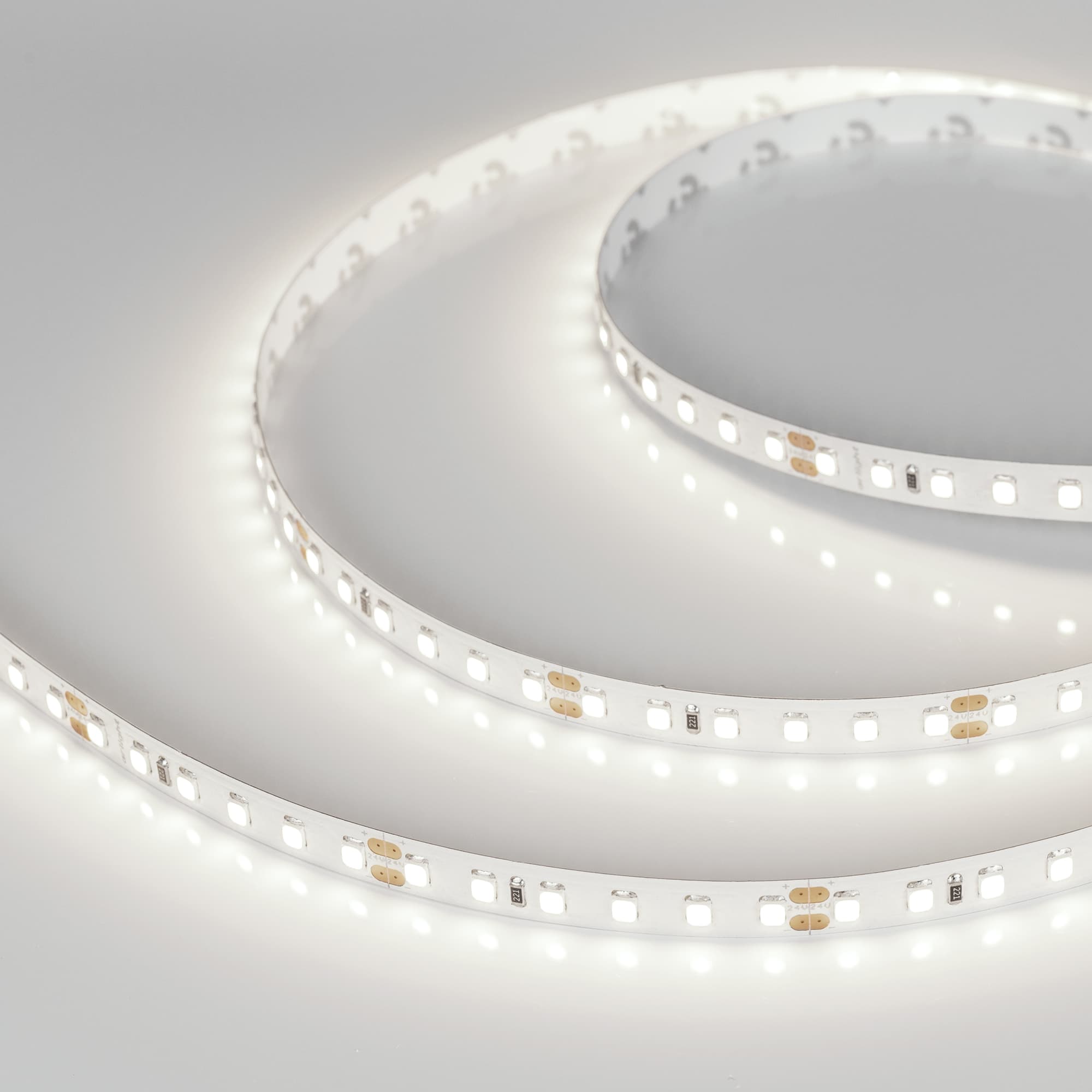 Светодиодная лента RT 2-5000 24V Day5000 2x (2835, 600 LED, CRI98) (Arlight, 14.4 Вт/м, IP20) 021403 — фото 5