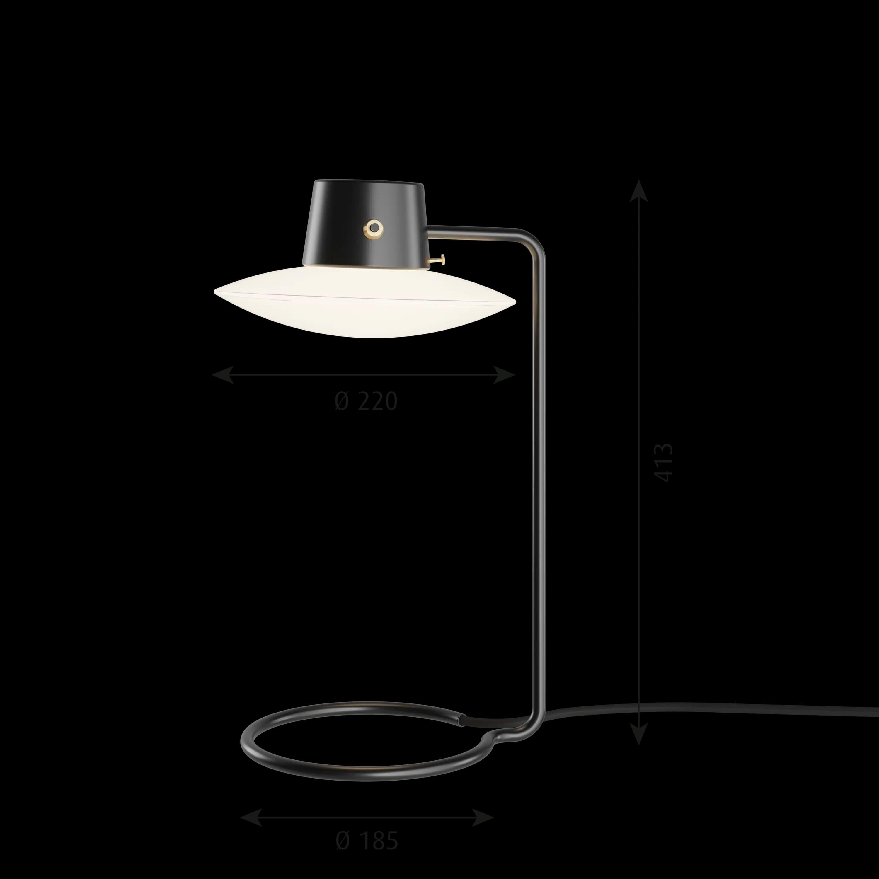 Louis Poulsen AJ Oxford Table Lamp Opal 410mm — фото 9