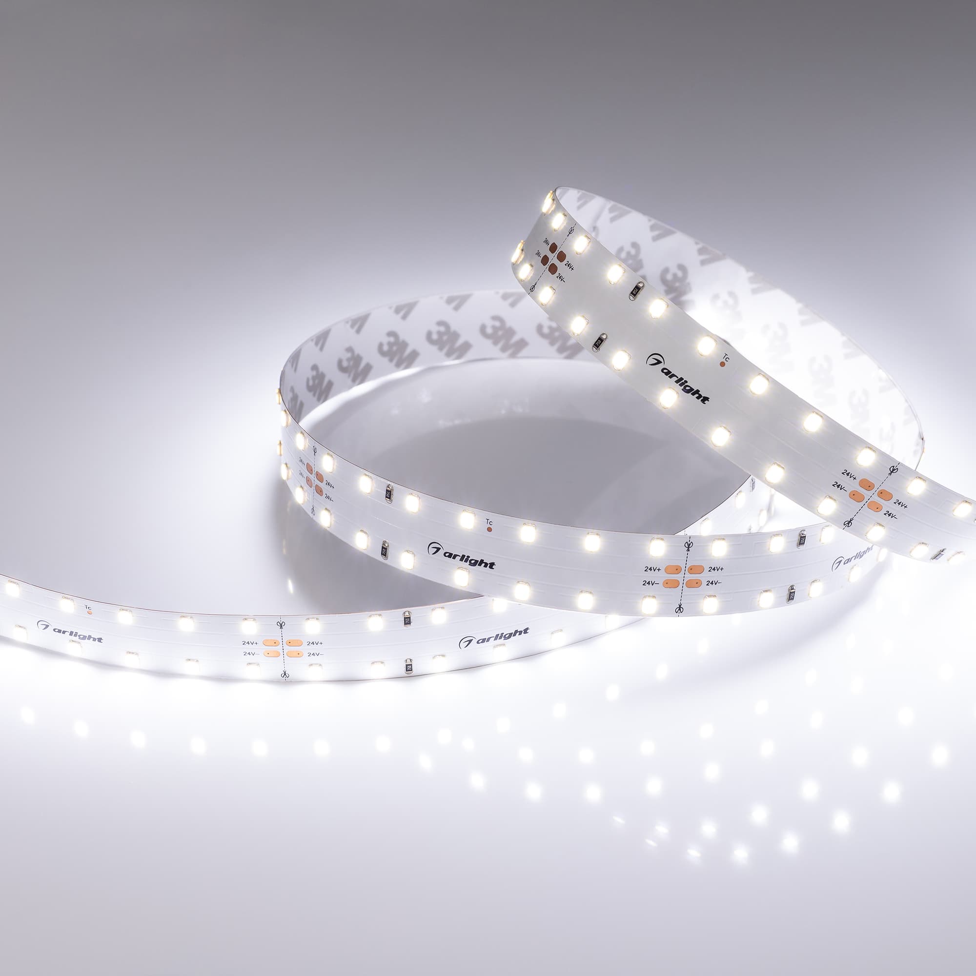 Светодиодная лента RT 2-4700 24V White6000 20mm (2835, 140 LED/m, LUX) (Arlight, 21.6 Вт/м, IP20) 028111 — фото 3