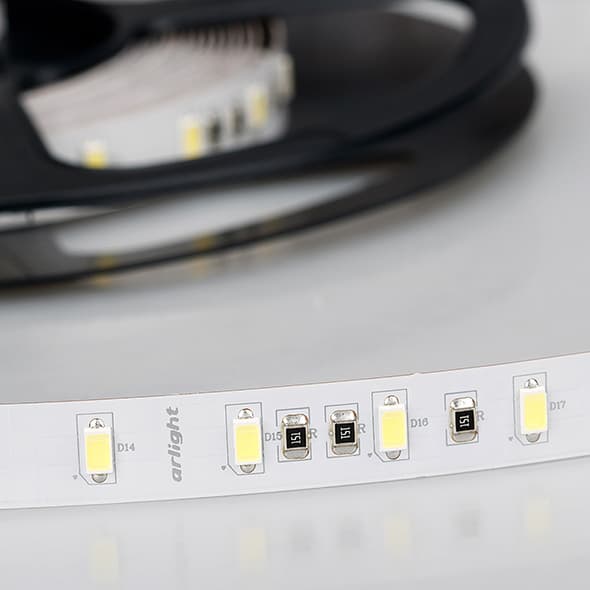 Светодиодная лента ULTRA-5000 24V White6000 2x (5630, 300 LED, LUX) (Arlight, 30 Вт/м, IP20) 014973 — фото 2