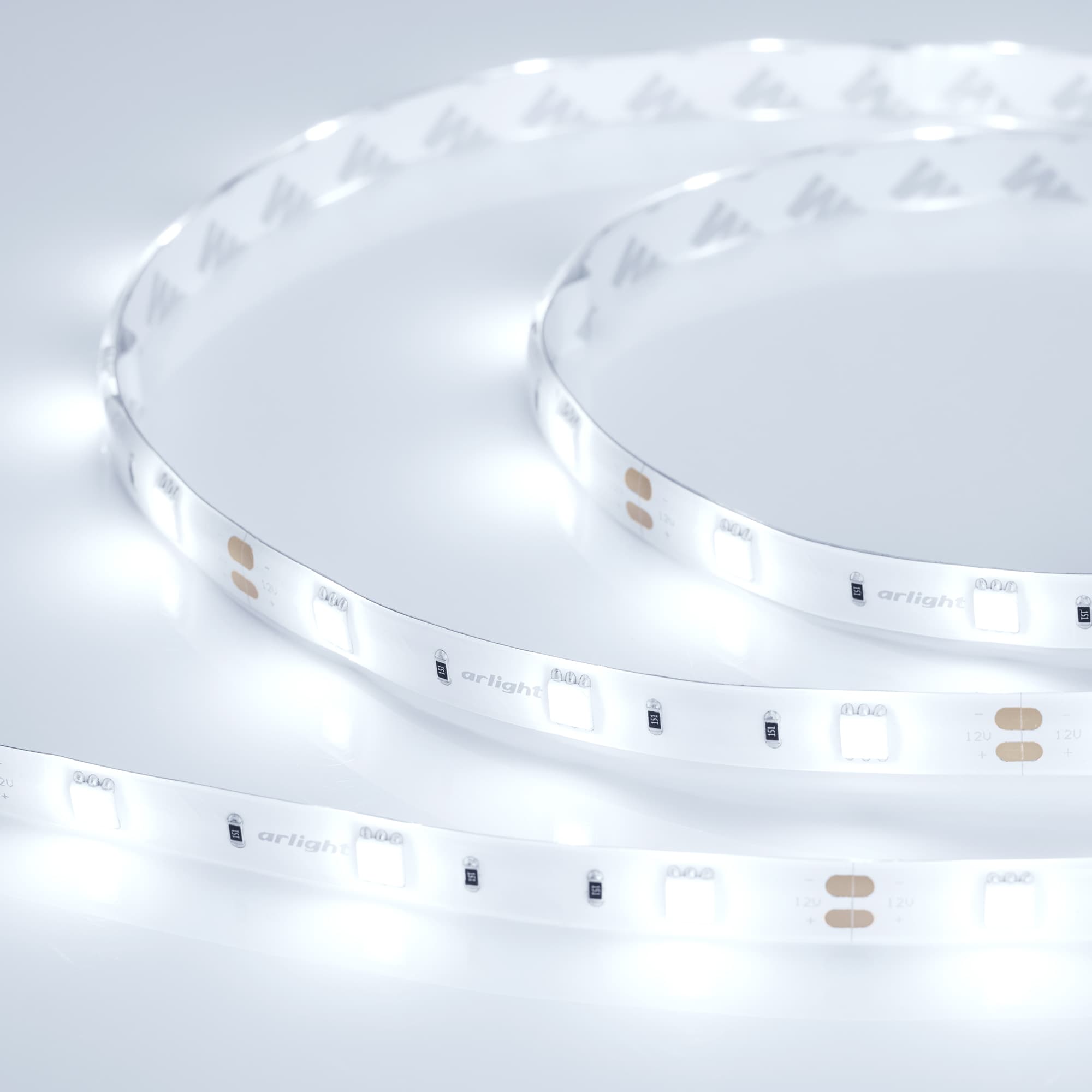 Светодиодная лента RTW 2-5000SE 12V Cool (5060, 150 LED, LUX) (Arlight, 7.2 Вт/м, IP65) 016834 — фото 3