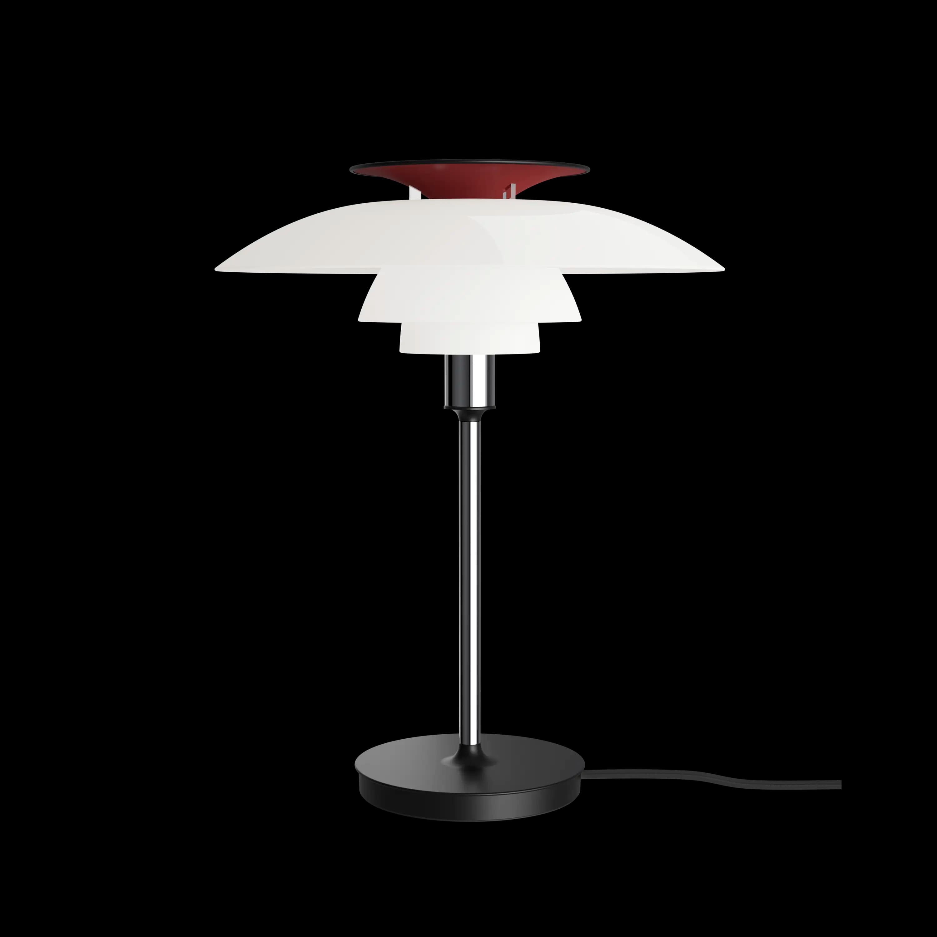 Louis Poulsen PH 80 Table Lamp Opal white/high lustre chrome plated — фото 2