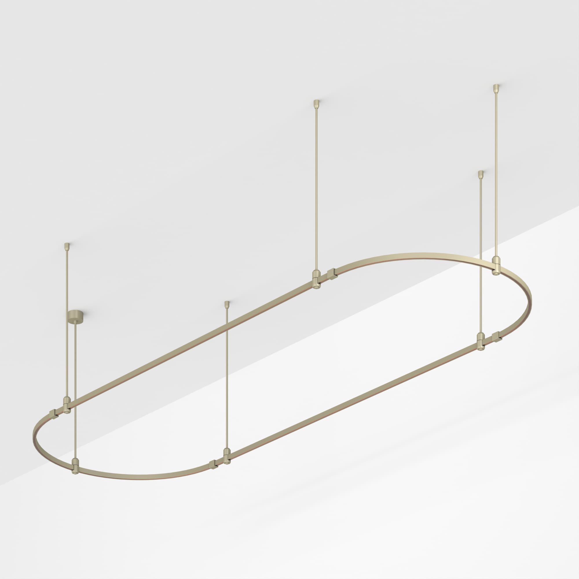 Основание ART-APRIORI-OVAL-ROD-800-3000x1000 (OG) (Arlight, IP20 Металл, 3 года) 054396