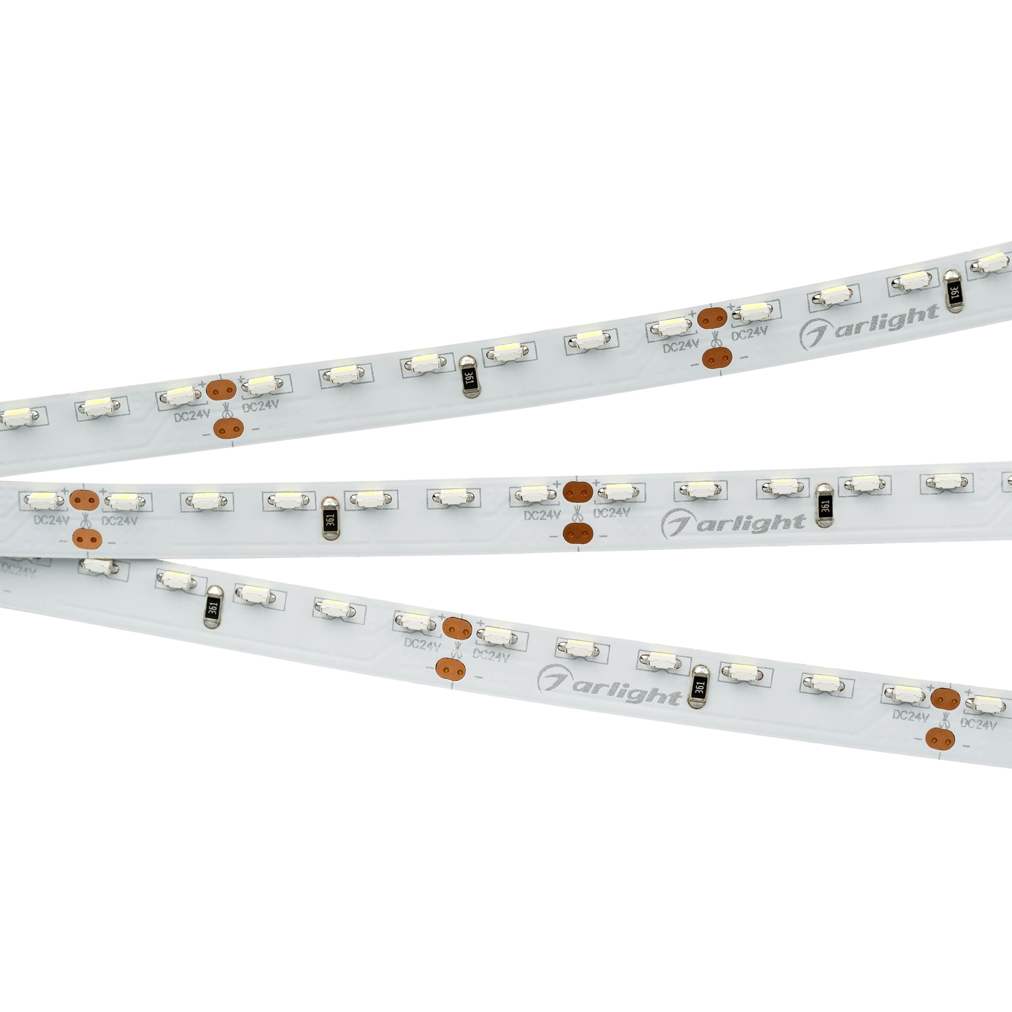 Светодиодная лента RS 2-5000 24V Day4000 2x (3014, 120 LED/m, LUX) (Arlight, 9.6 Вт/м, IP20) 024459 — фото 1