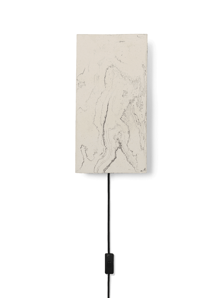 Ferm Living Argilla Wall Lamp - Rectangular - Marble White ferm LIVING — фото 1