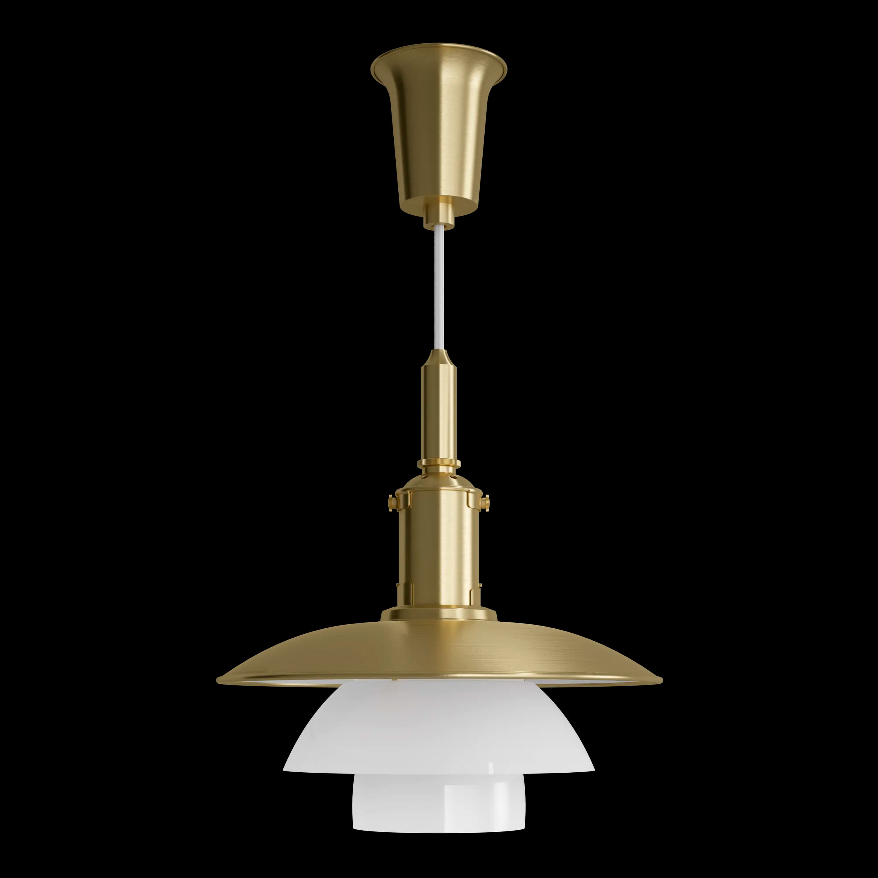 Louis Poulsen PH 3/3 Brass Opal Glass Pendant Brass/opal glass — фото 2