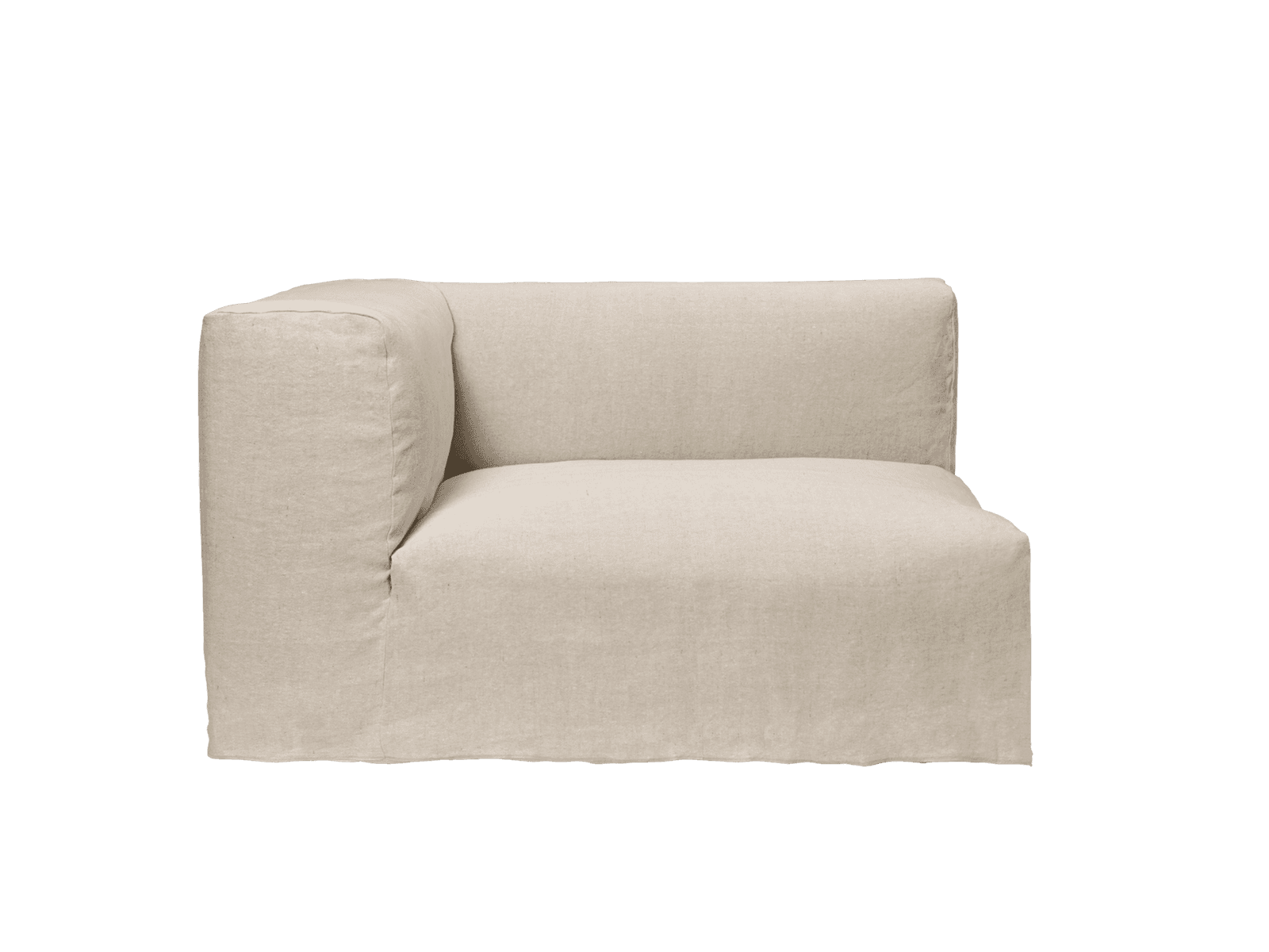 Ferm Living Catena Sofa Armrest Left L400 - Loose Drape - Natural ferm LIVING — фото 1