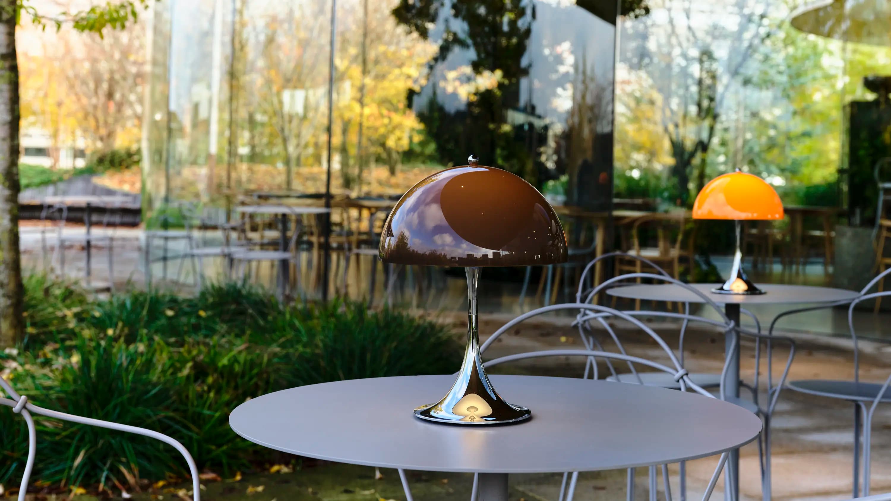 Louis Poulsen Panthella 250 Portable Lamp Original opal brown — фото 4