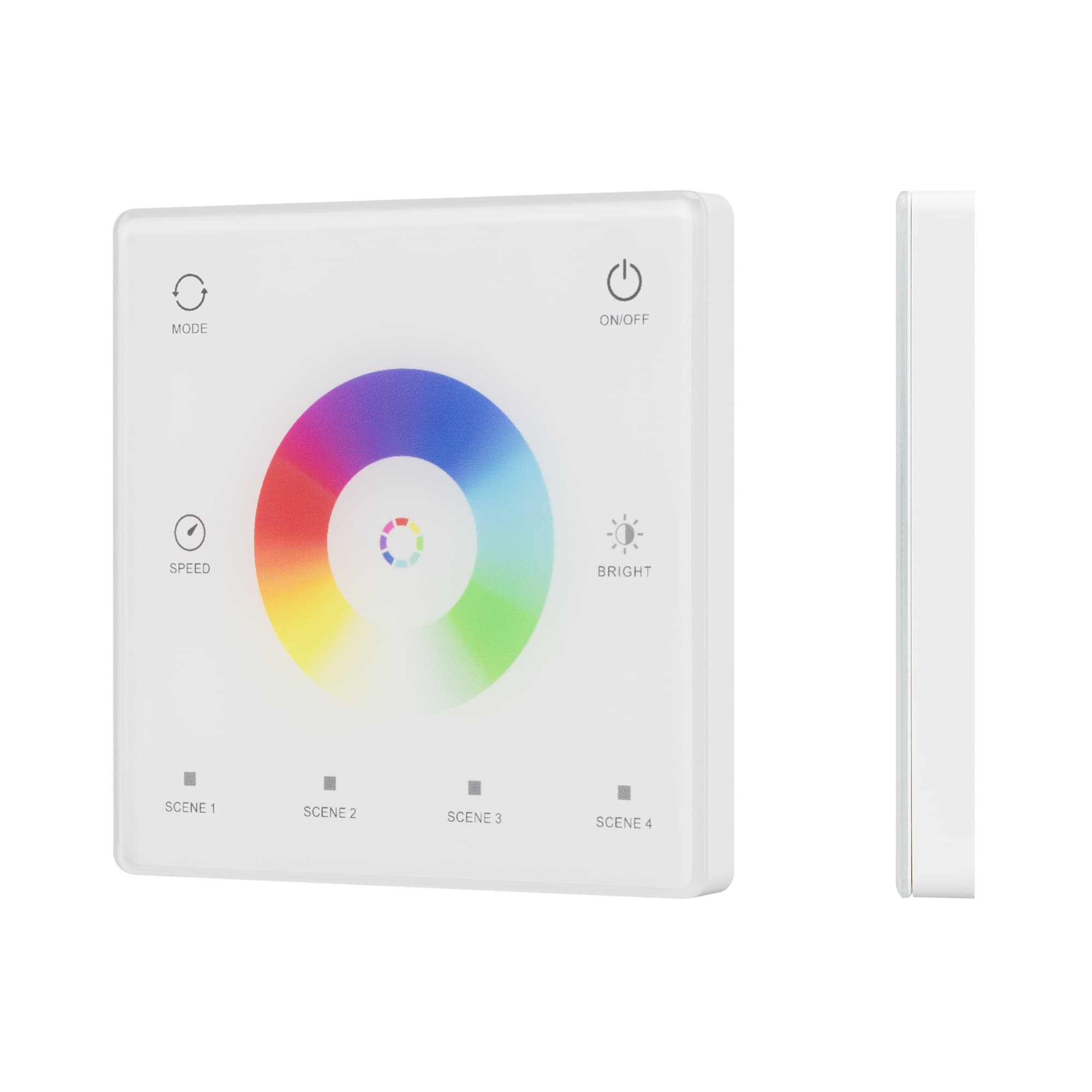 INTELLIGENT ARLIGHT Сенсорная панель SMART-SPI-801-11-4SC-RGBW-SUF White (3V, 2.4G) (IARL, IP20 Пластик, 5 лет) 059244 Arlight