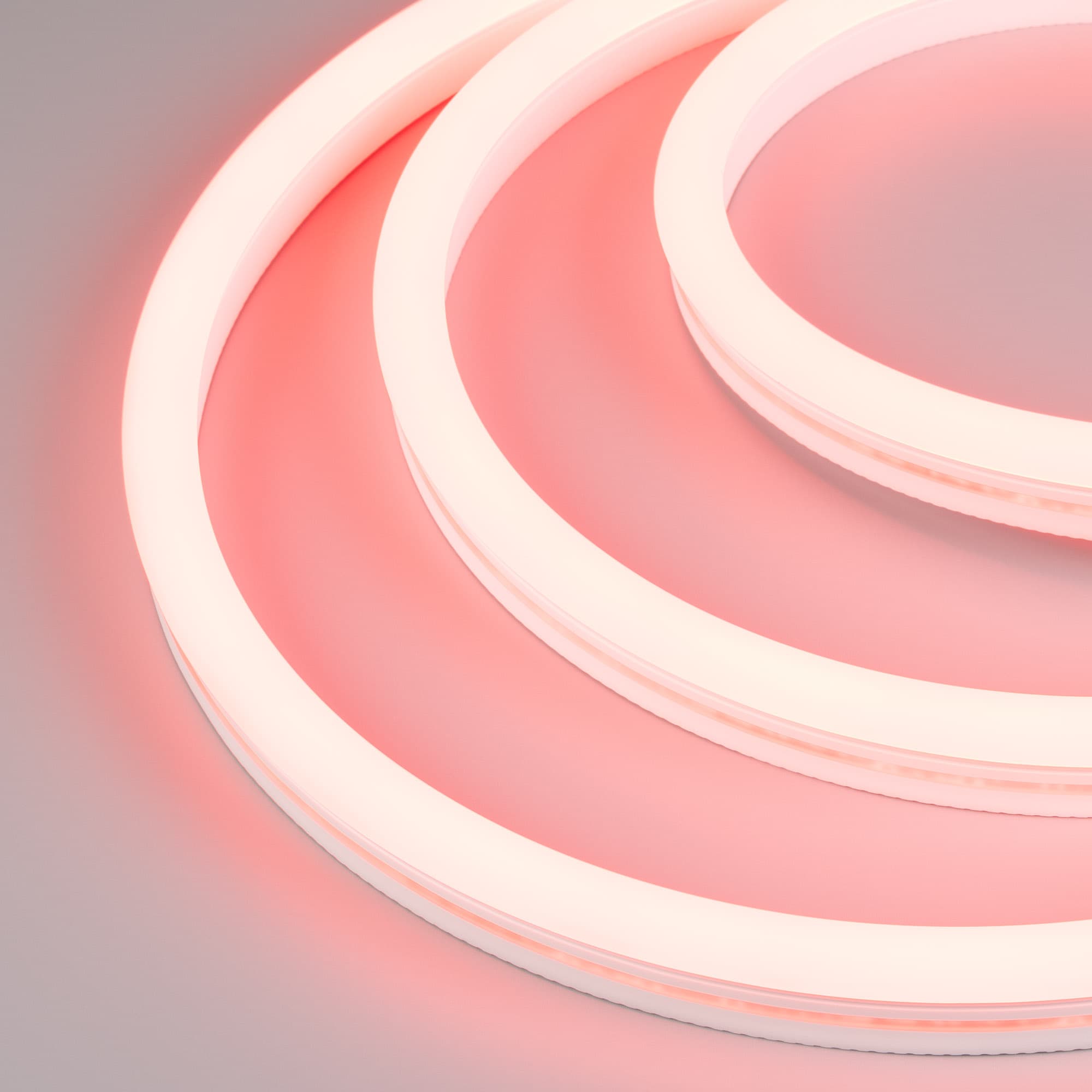 Светодиодная лента герметичная WAVE-SIDE-A120-12x25mm 230V Red (12 W/m, IP67, 50m, wire x2) (Arlight, Грибовидная форма) 051942