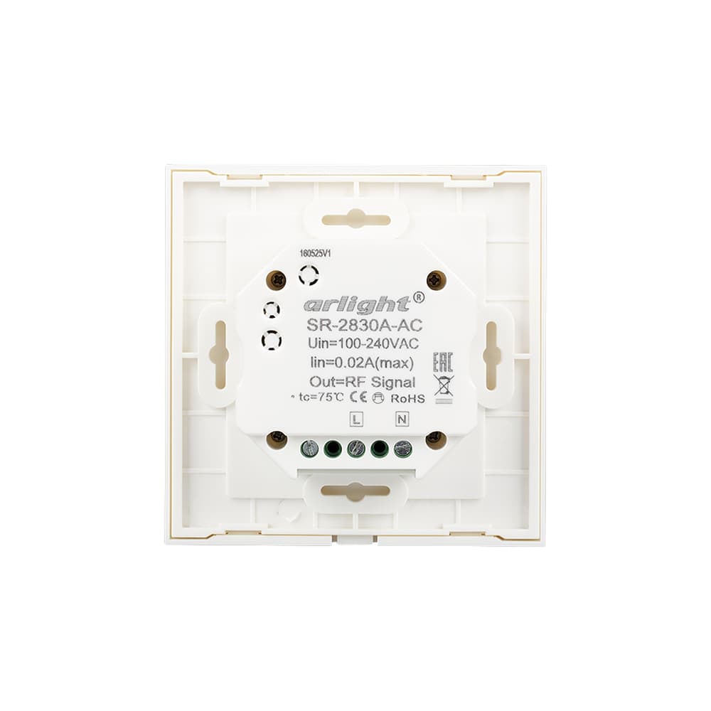 Панель Sens SR-2830A-RF-IN White (220V,DIM,4 зоны) (Arlight, IP20 Пластик, 3 года) 017858 — фото 2