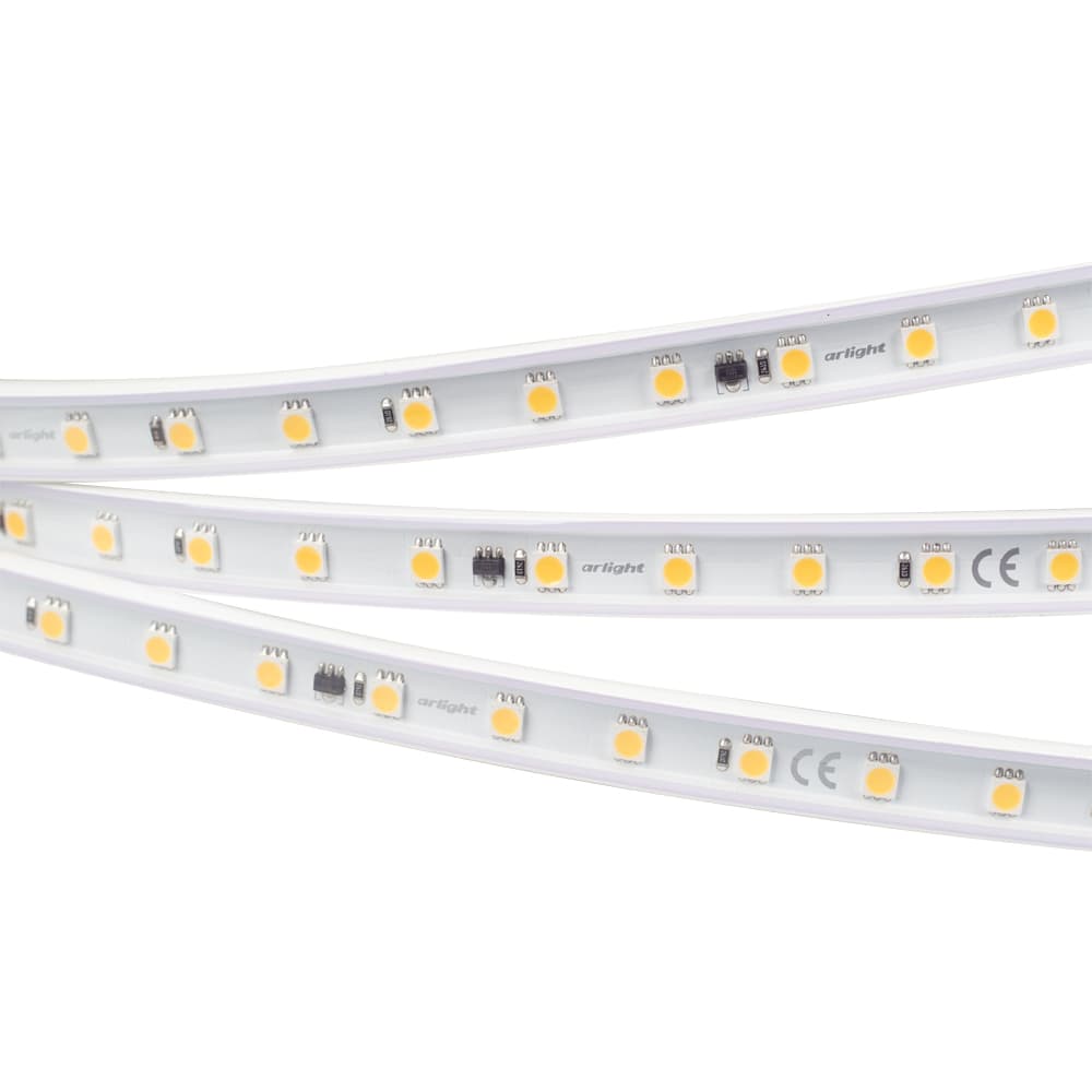 Светодиодная лента ARL-50000PV-5060-54-230V Warm3000 (15mm, 8W, IP65) (Arlight, 8 Вт/м, IP65) 027058(1) — фото 1