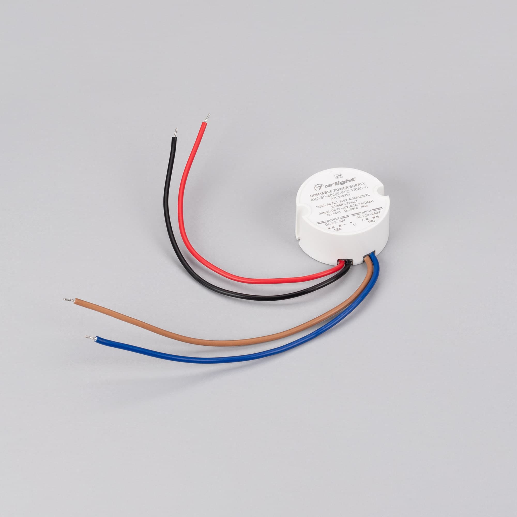 Блок питания ARJ-SP-40200-PFC-TRIAC-R (7W, 27-40V, 200mA) (Arlight, IP44 Пластик, 5 лет) 040956 — фото 2