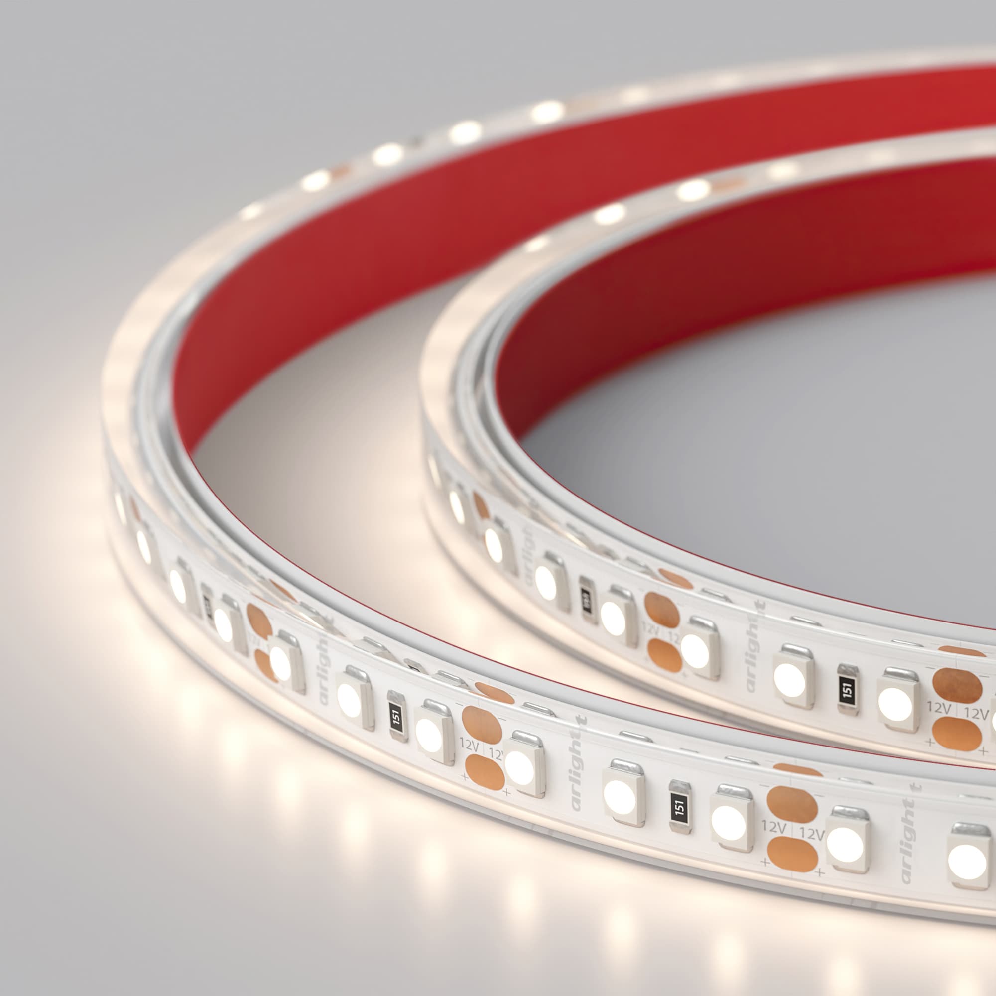 Светодиодная лента RTW2-5000PS 12V Day4000 2x (3528, 600 LED, LUX) (Arlight, 9.6 Вт/м, IP67) 022319 — фото 2