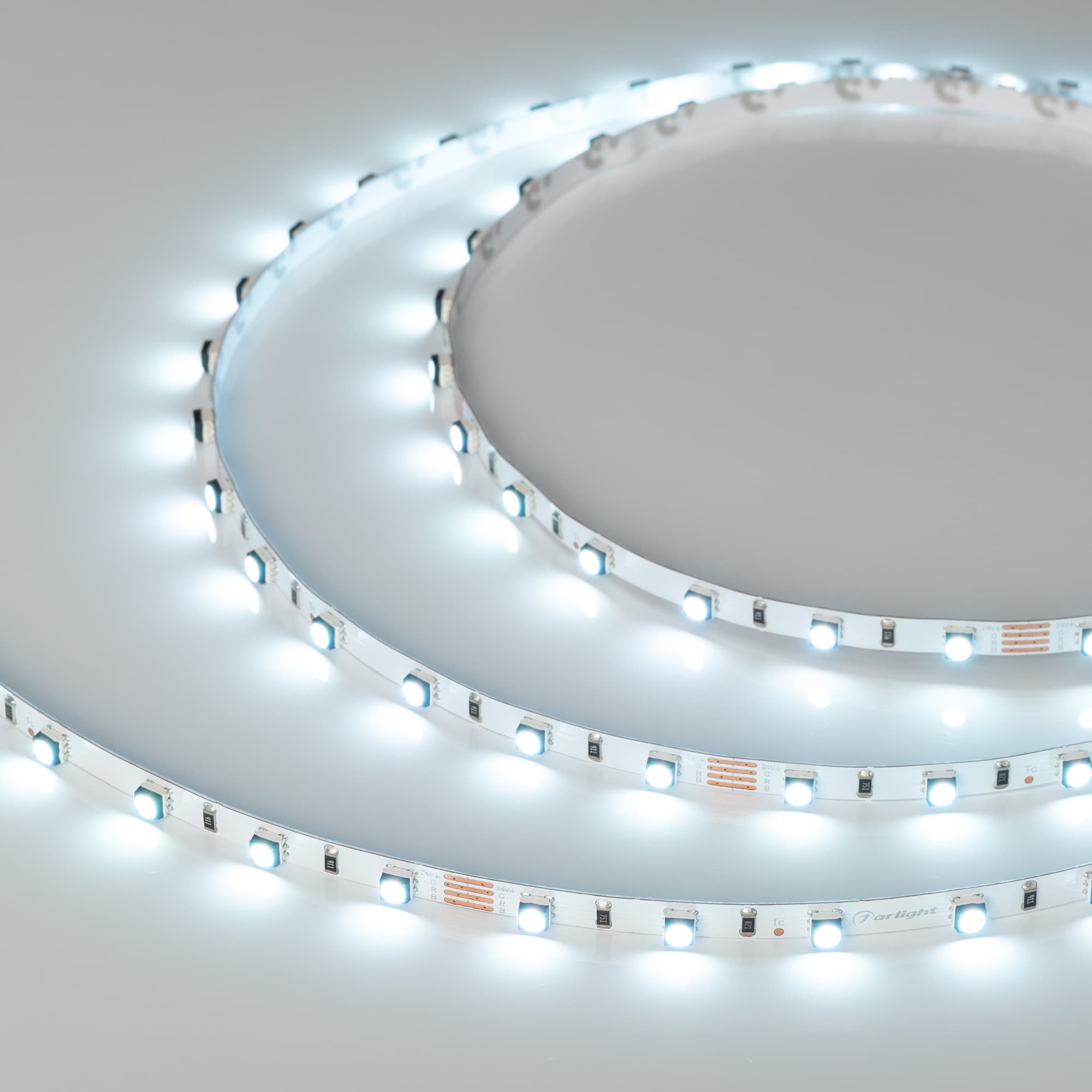 Светодиодная лента MINI-F60-5mm 24V RGB (6 W/m, IP20, 3535, 5m) (Arlight, узкая) 025706(2) — фото 7