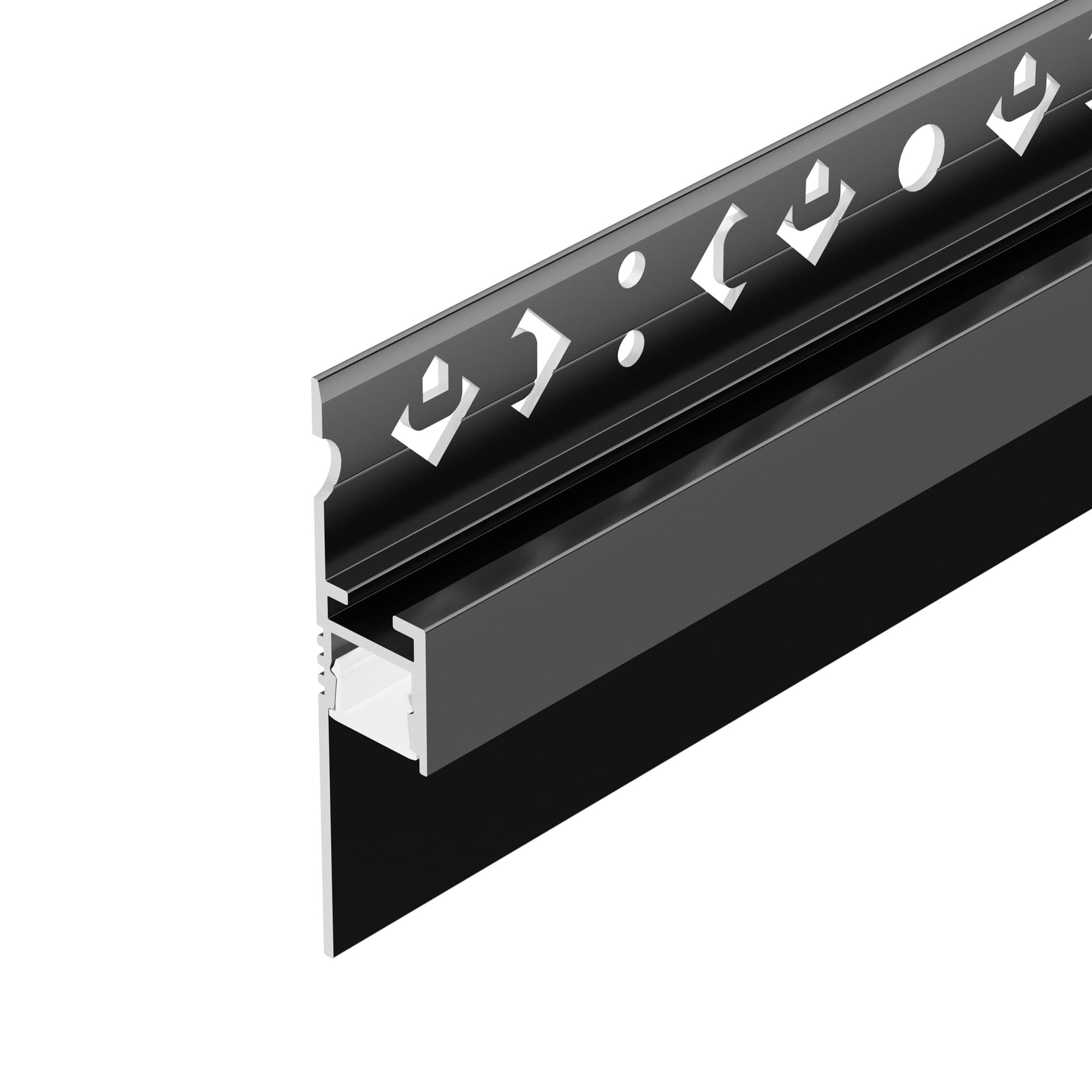 Профиль ARH-PLINTUS-FANTOM-2000 BLACK (Arlight, Алюминий) 038550 — фото 1