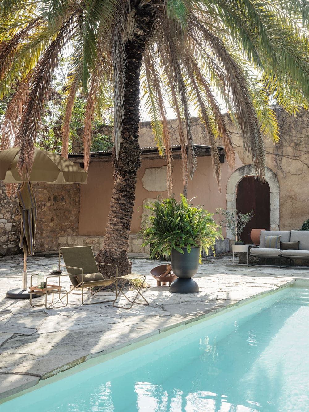 Ferm Living Desert Lounge Chair - Olive - Olive ferm LIVING — фото 4