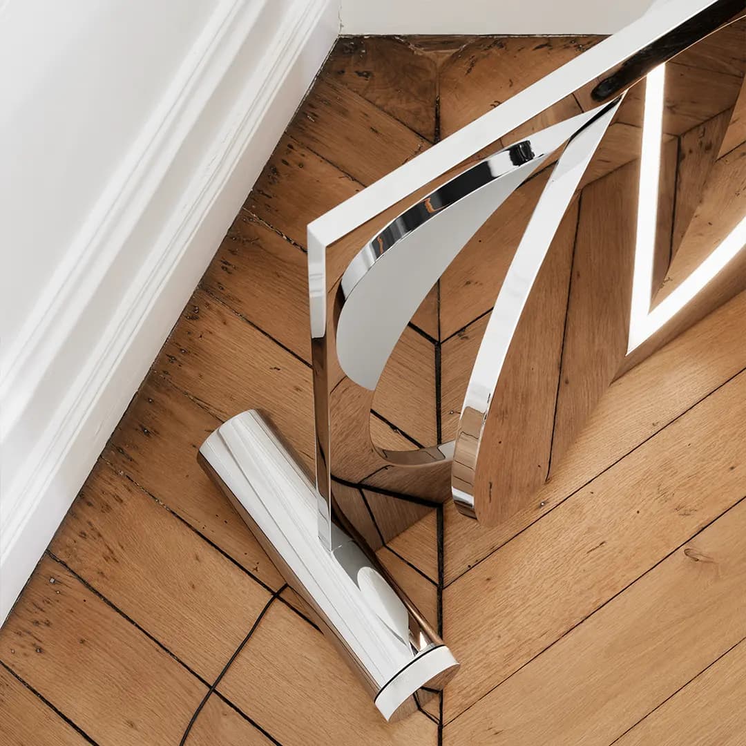 Louis Poulsen Moonsetter High lustre chrome/white 600x600 — фото 8