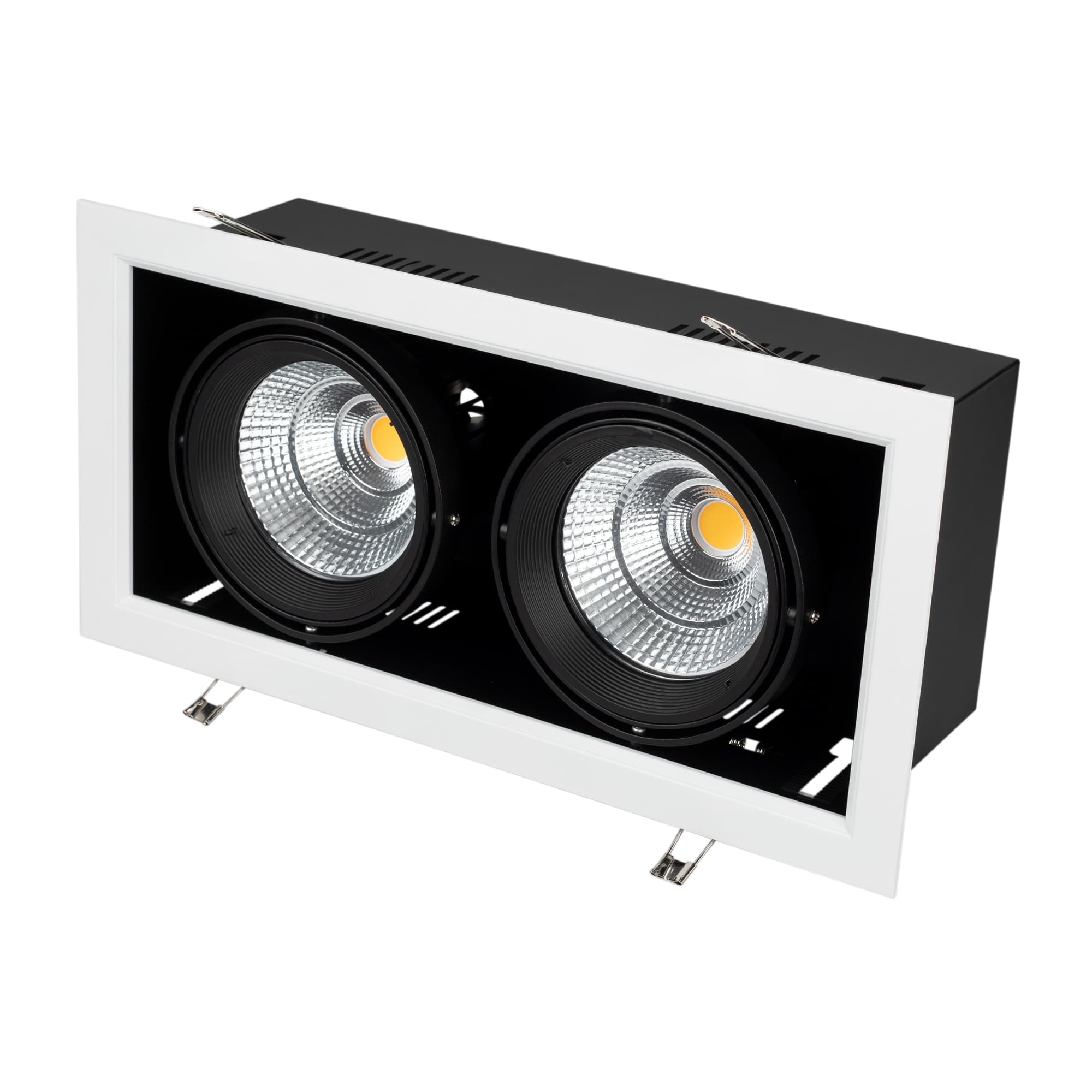 Светильник CL-KARDAN-S375x190-2x25W White6000 (WH-BK, 30 deg) (Arlight, IP20 Металл, 3 года) 028862