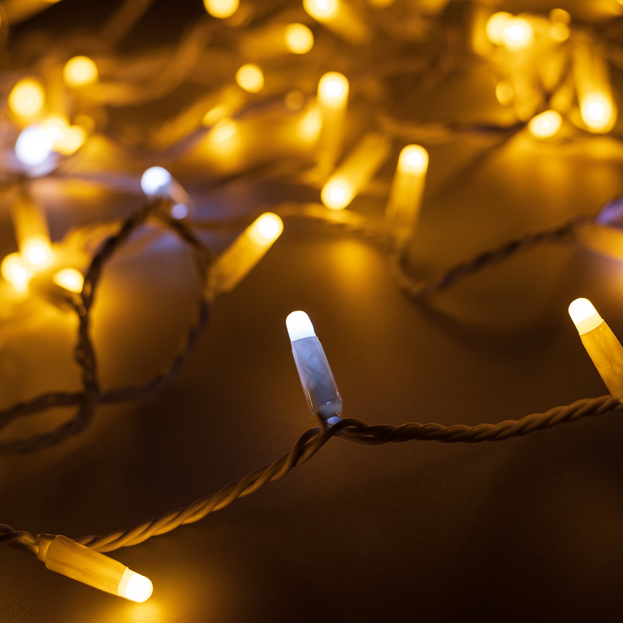 Arlight Светодиодная гирлянда ARD-STRING-CLASSIC-10000-WHITE-100LED-MILK-FLASH Warm (230V, 7W) (Ardecoled, IP65) 031205