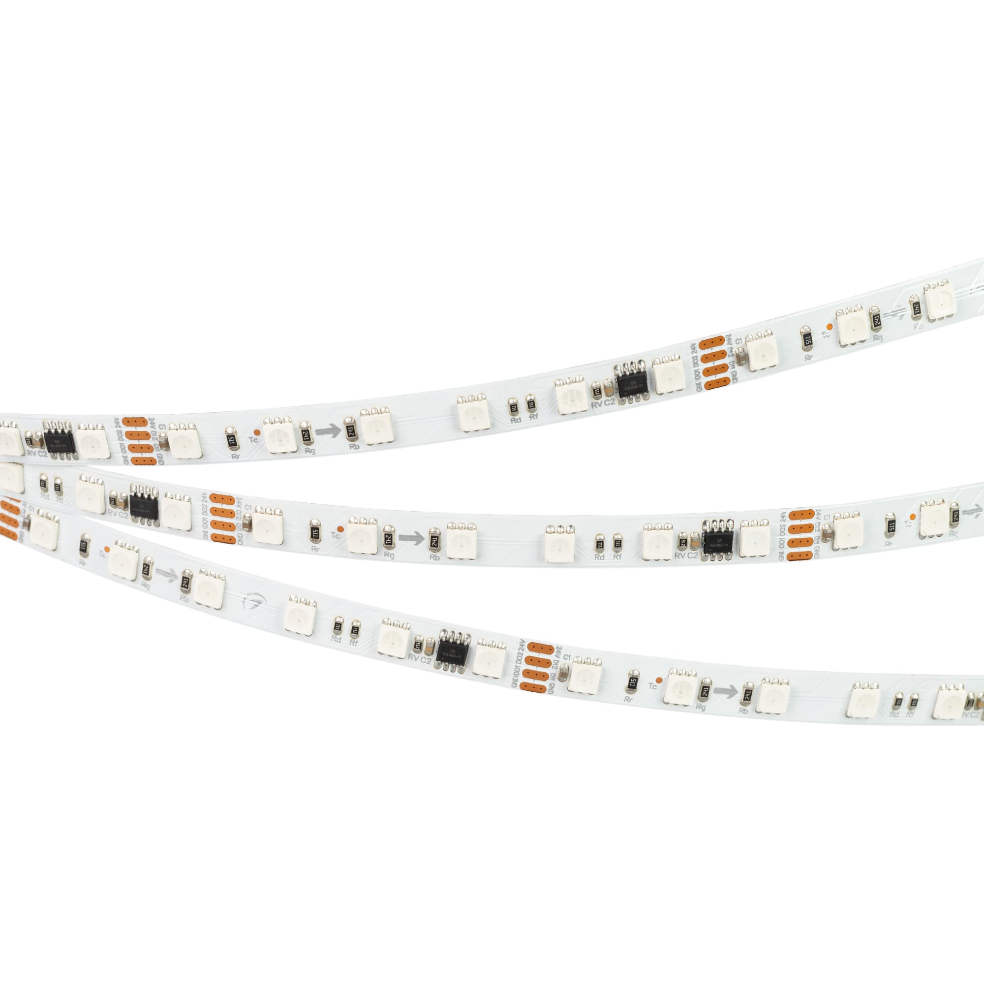 Светодиодная лента SPI-B60-10mm 24V RGB-PX6-RAM (15 W/m, IP20, 5060, 5m) (Arlight, бегущий огонь) 033447 — фото 4