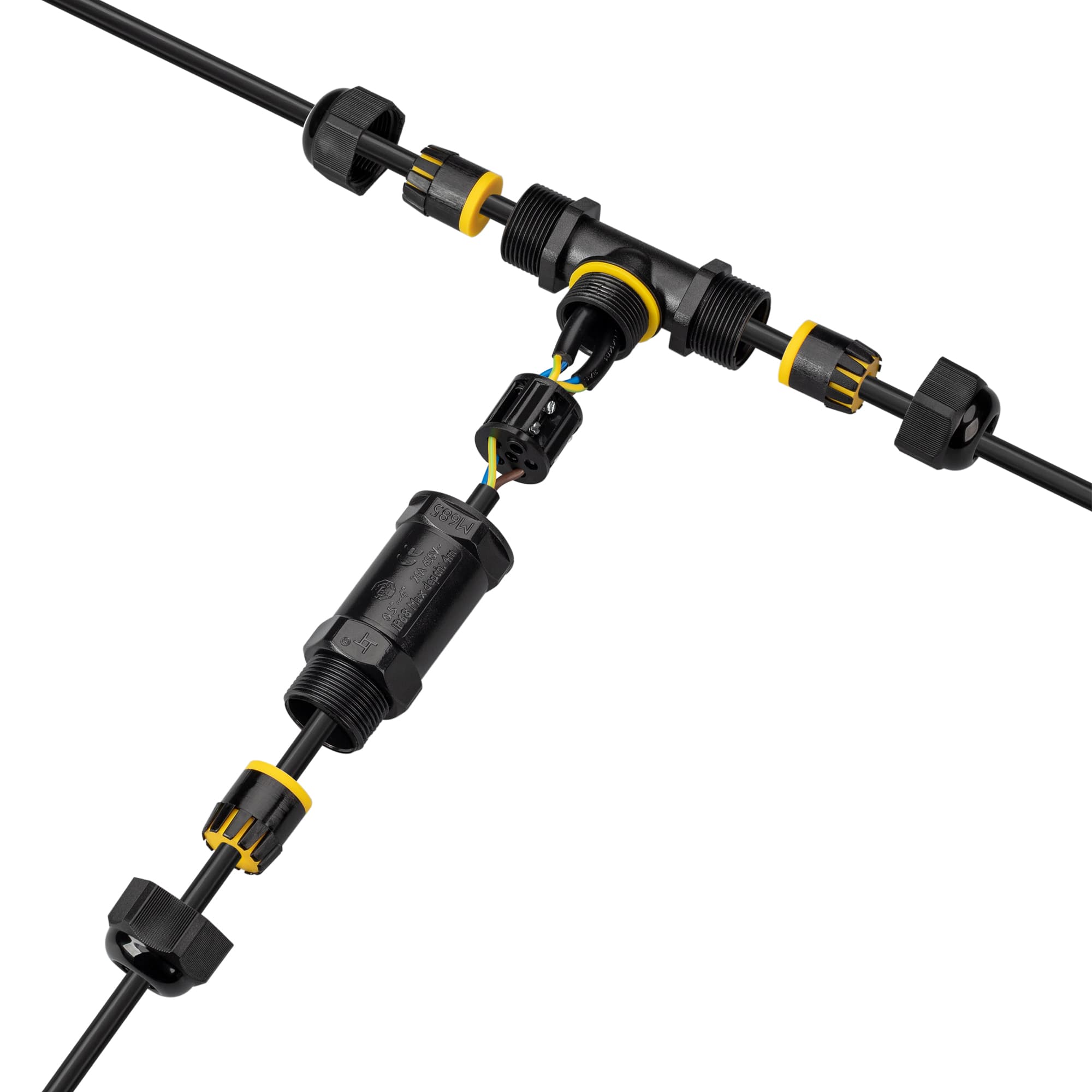 Коннектор NEO-GERM-5pin-T-WTW (4-8mm) (Arlight, IP68) 030760 Arlight — фото 3