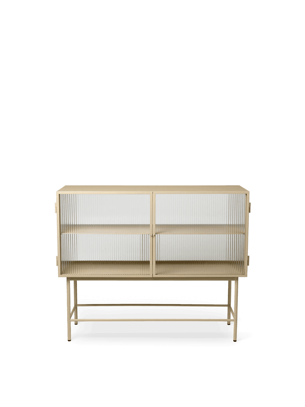 Ferm Living Haze Sideboard - Reeded Glass - Cashmere — фото 2