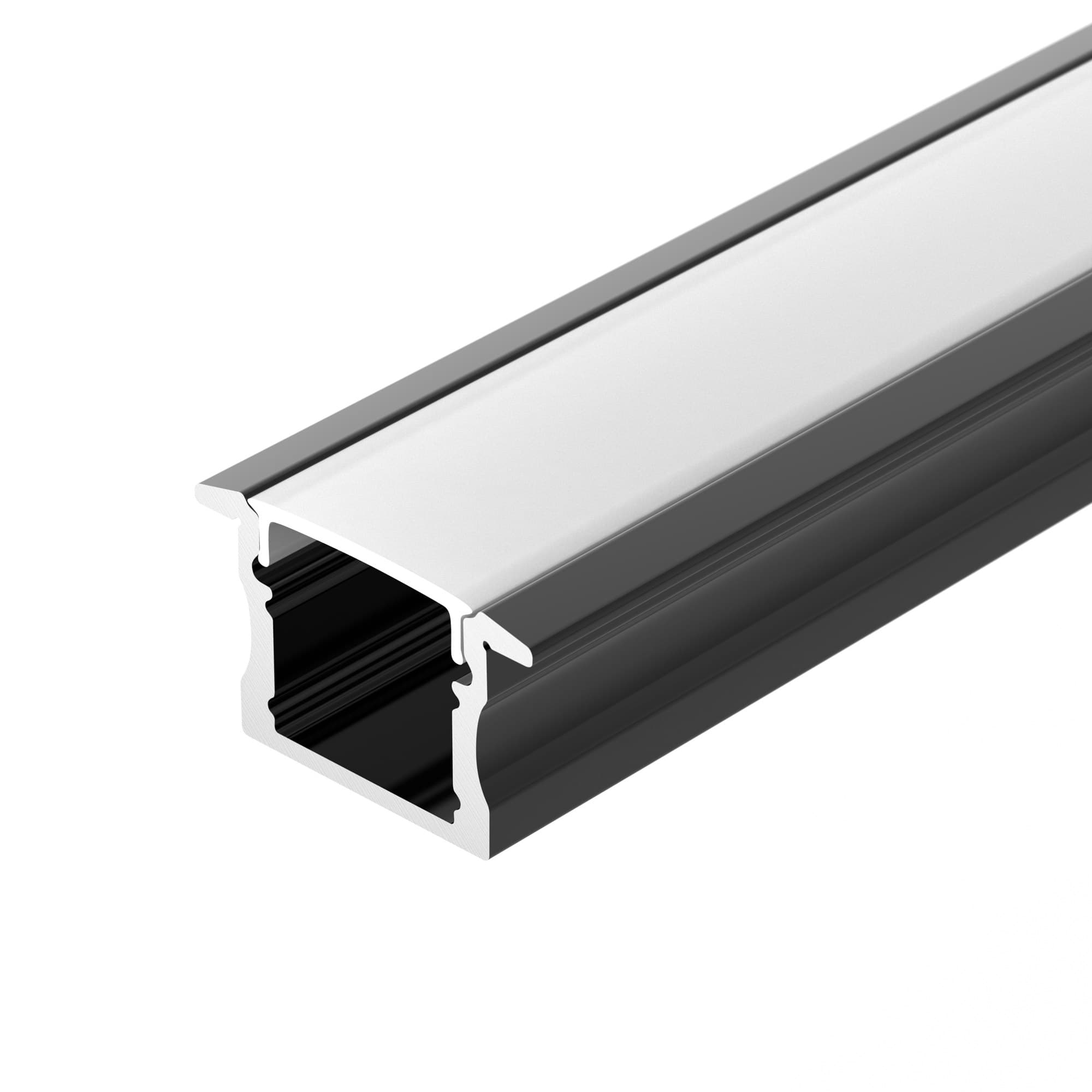 Профиль LINE-2315-F-2000 ANOD BLACK (Arlight, Алюминий) 044278 — фото 1