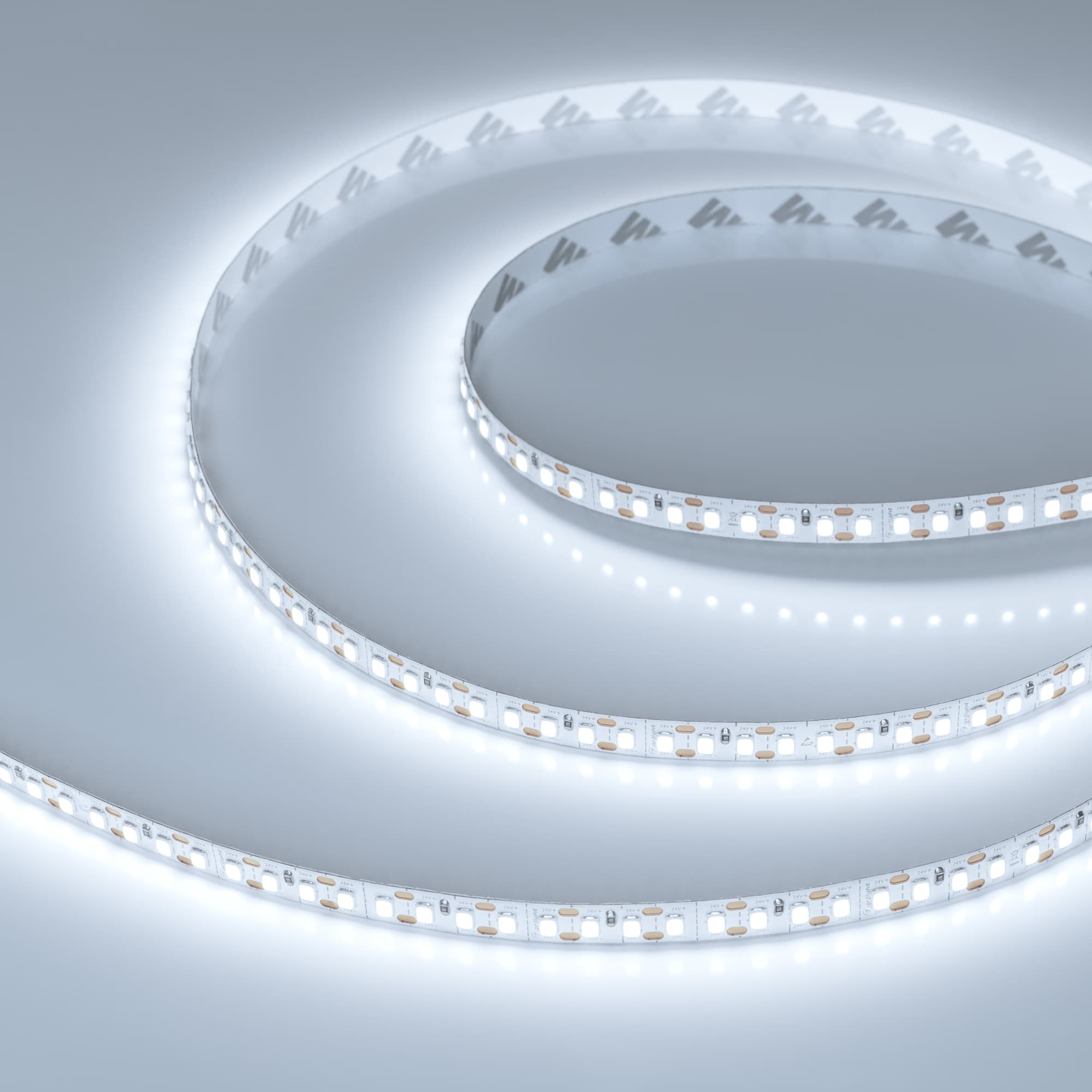 Светодиодная лента FC-A160-8mm 24V White6000-CX1 (14 W/m, IP20, 5m) (Arlight, резка 1 светодиод) 052930 — фото 1