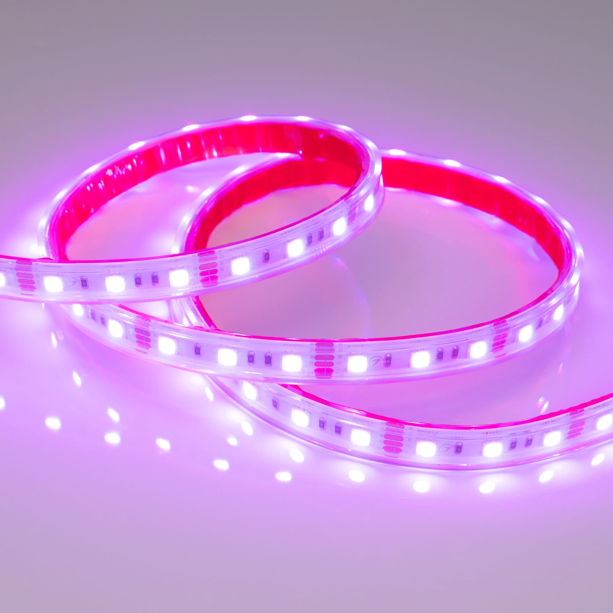 Светодиодная лента RTW 2-5000PS 12V RGB 2x (5060, 300 LED, LUX) (Arlight, 14.4 Вт/м, IP67) 021402 — фото 5