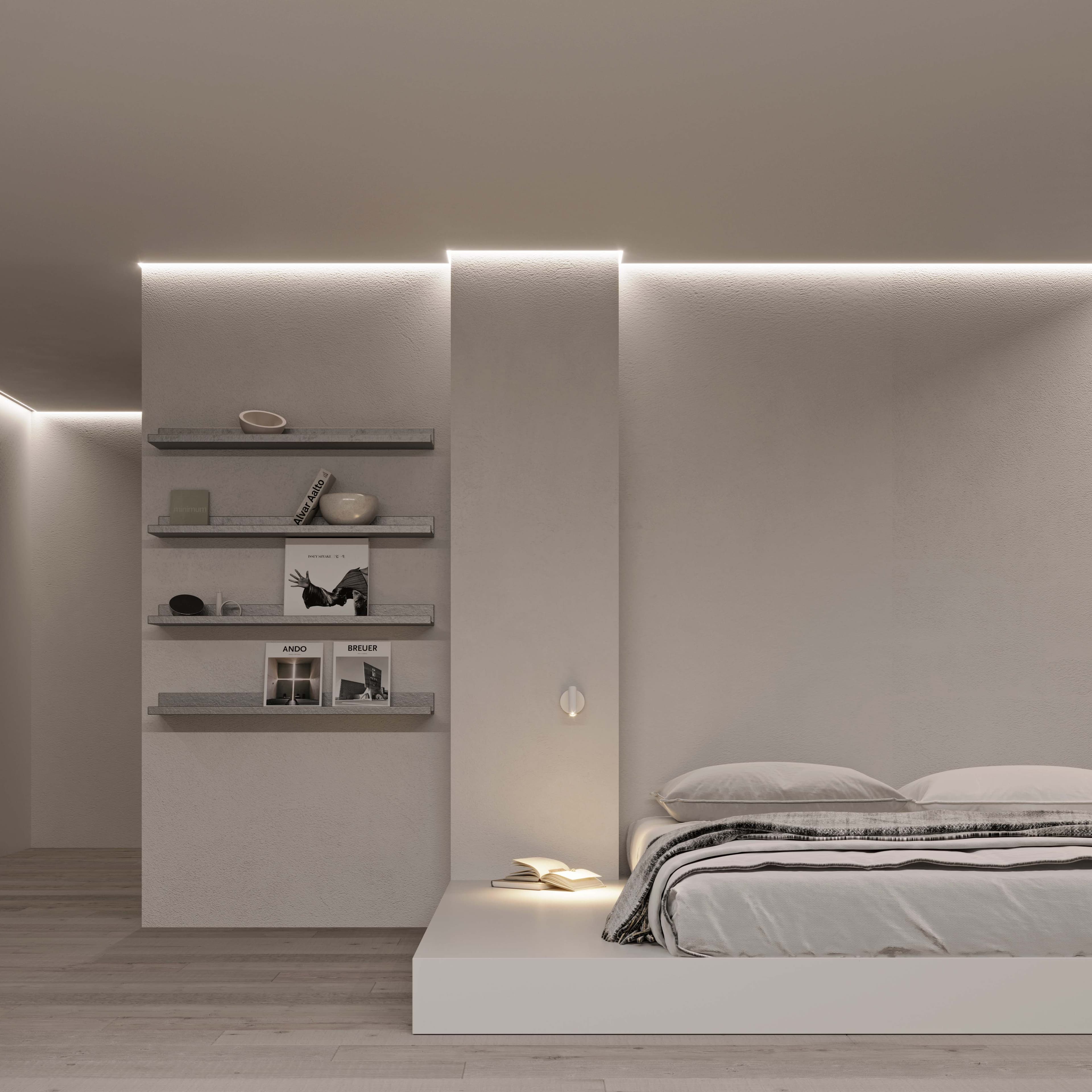 Профиль ARH-СEIL-S14-SHADOW-2000 WHITE (Arlight, Алюминий) 038594 — фото 4